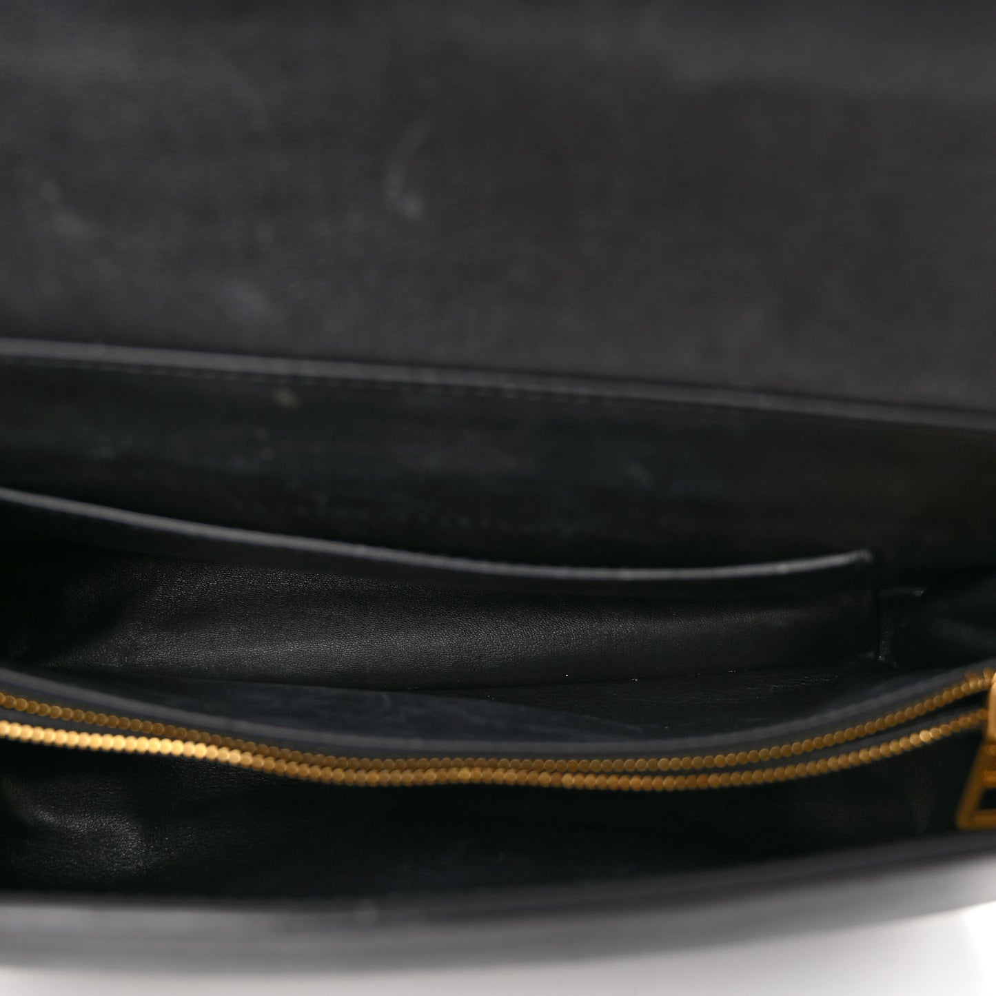 Nappa Stud Sign Shoulder Bag Black