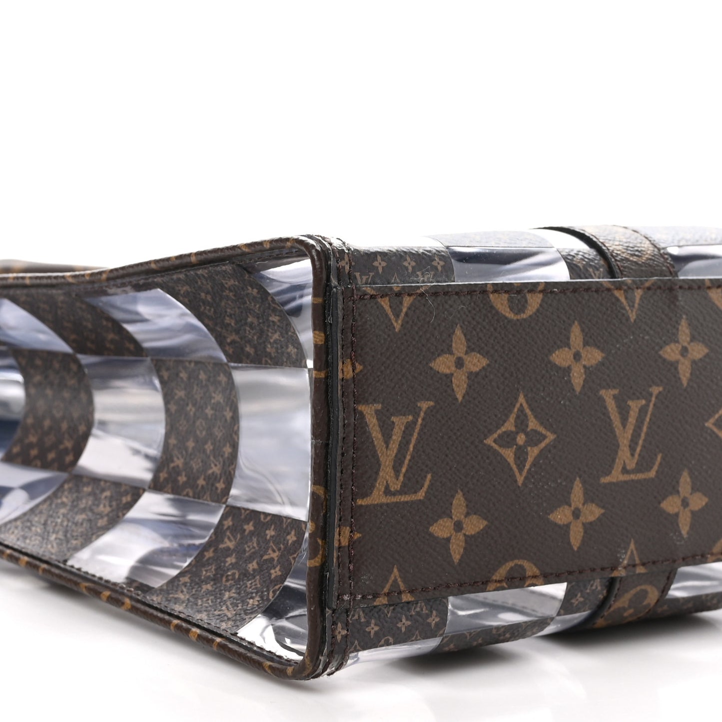 PVC Monogram Chess Sac Plat