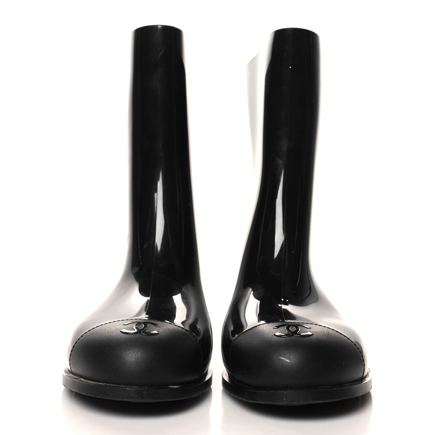 Rubber Rain Boots 40 Black