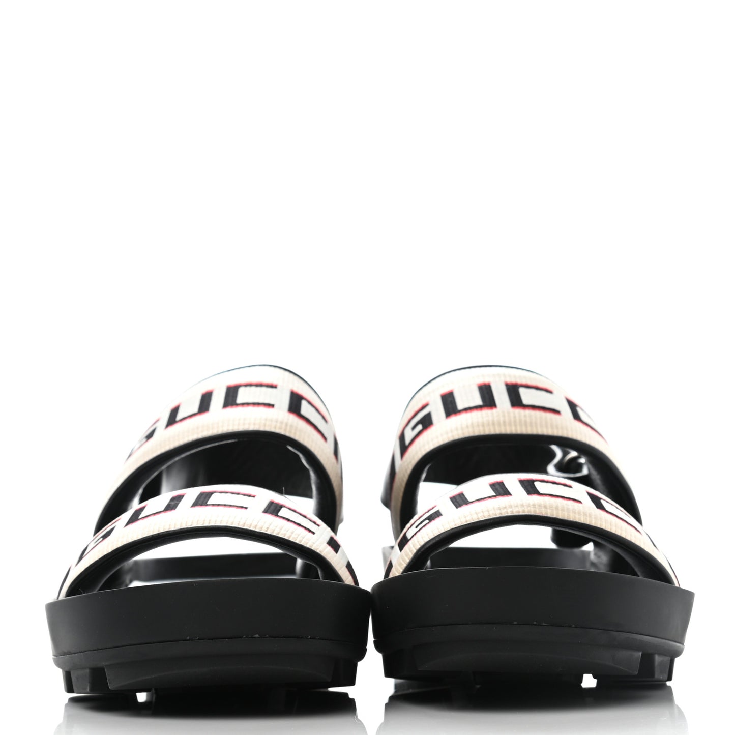 Nylon Cirano Lux Stripe Mens Cleat Sole Slingback Sandals 11 Ecru Poppy Black