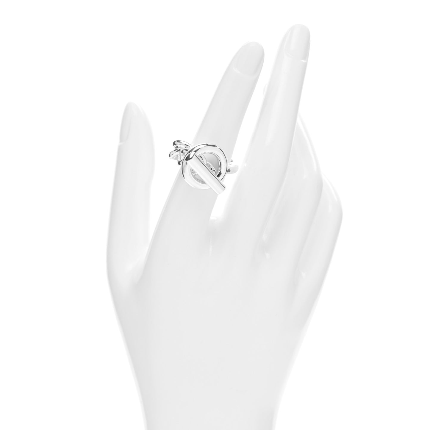 Sterling Silver GM Croisette Ring 54 6.75