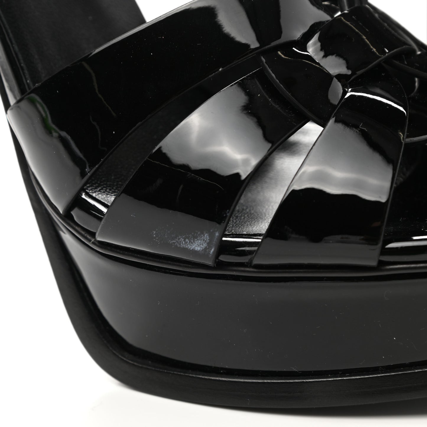 Patent Tribute 105 Platform Sandals 37 Black