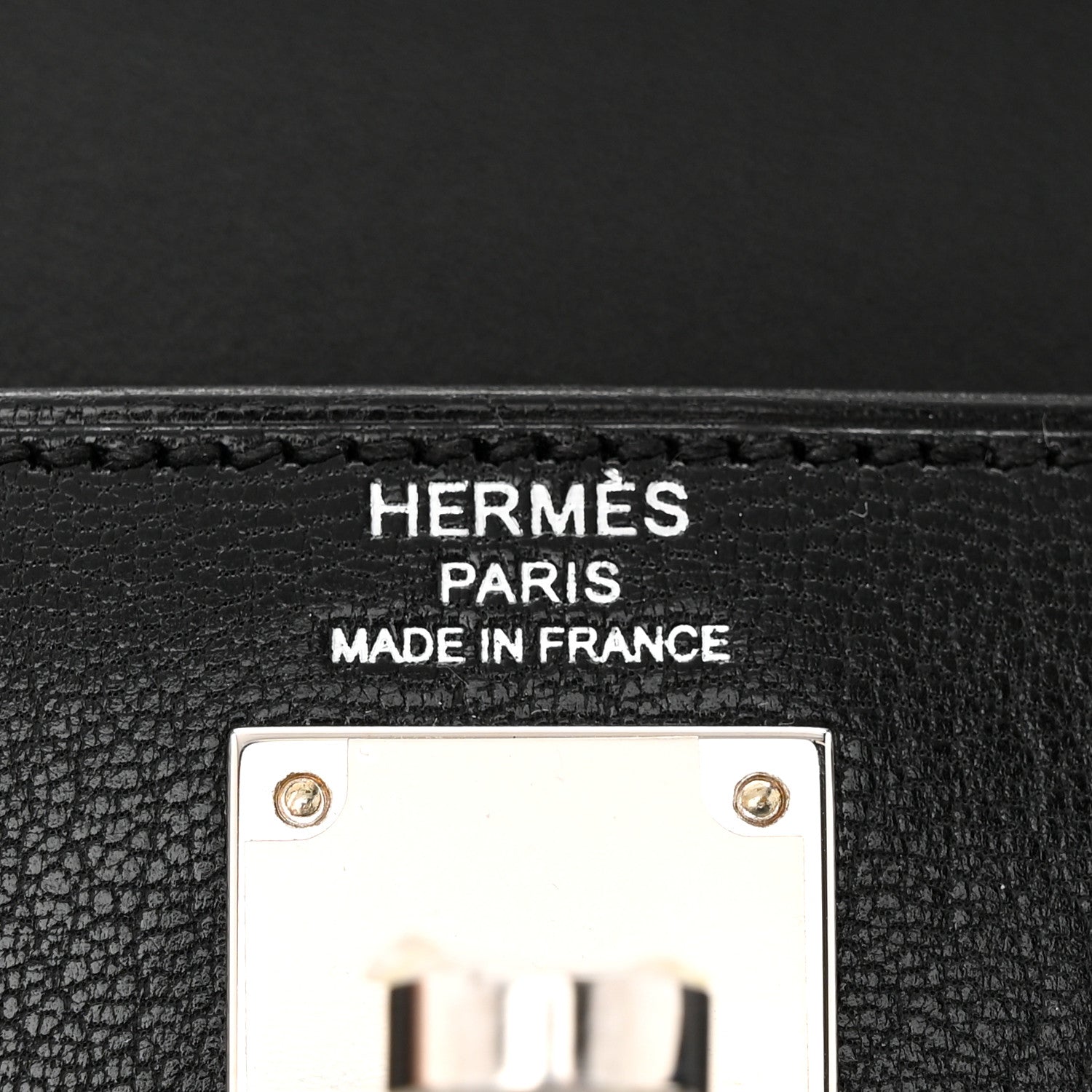 Hermes Chevre Chamkila Kelly Elan Black 6 of 11