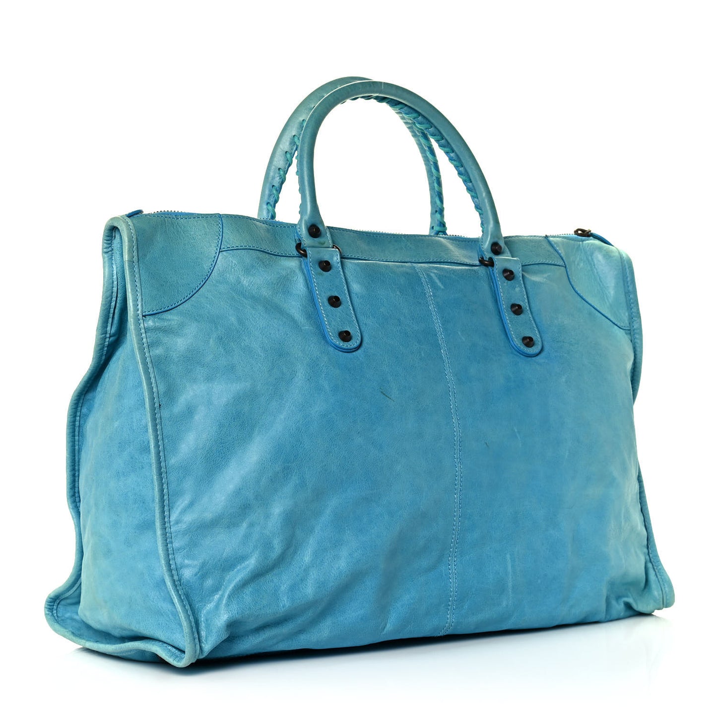 Agneau Classic Hardware Weekender Sky Blue