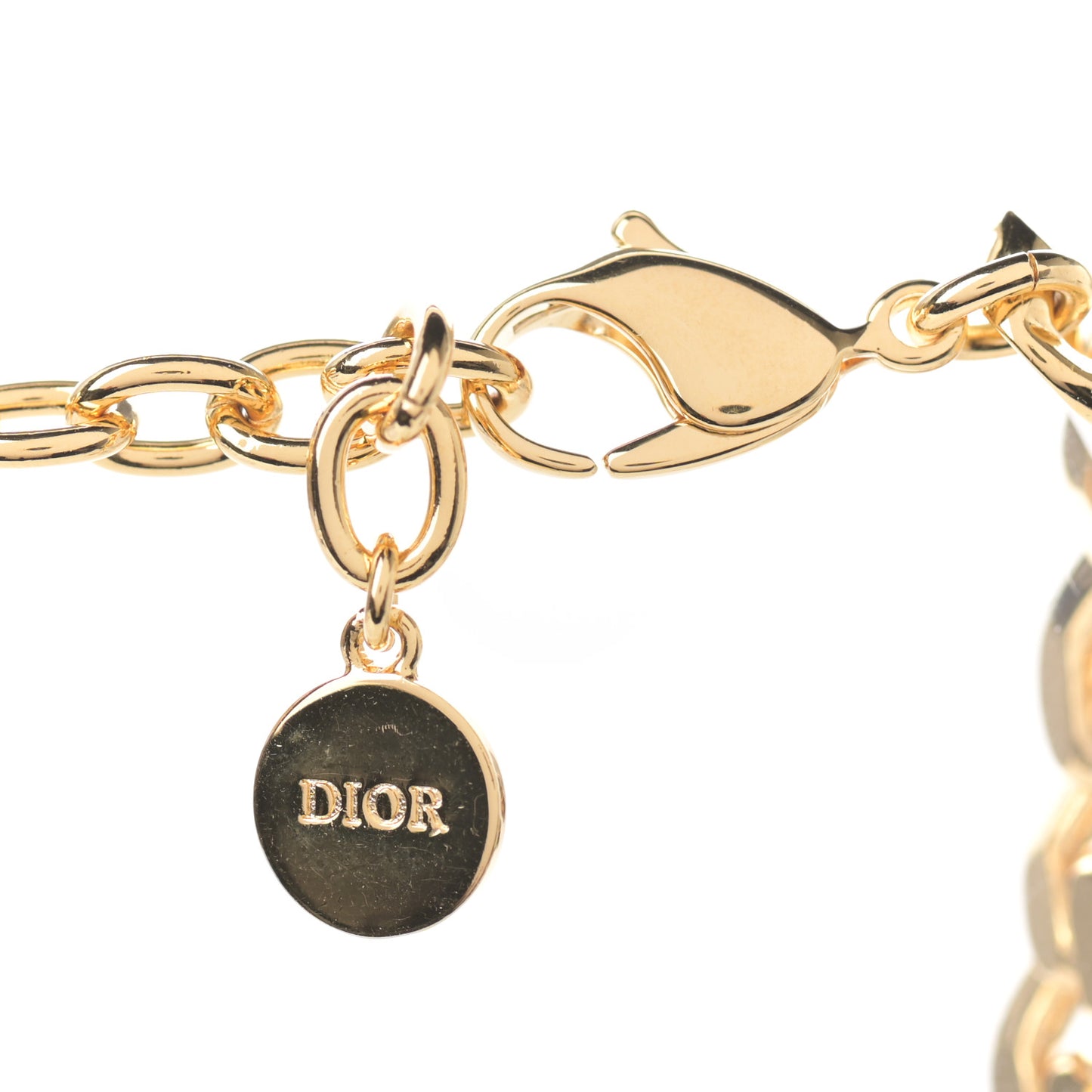 Metal Danseuse Etoile Chain Choker Necklace Gold