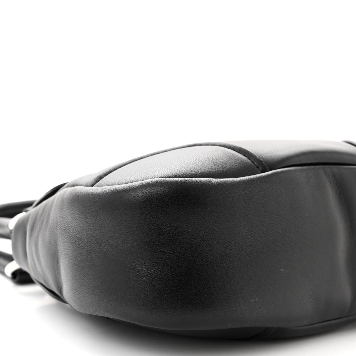 Nappa Soft Padded Re-Edition 2002 Moon Bag Black