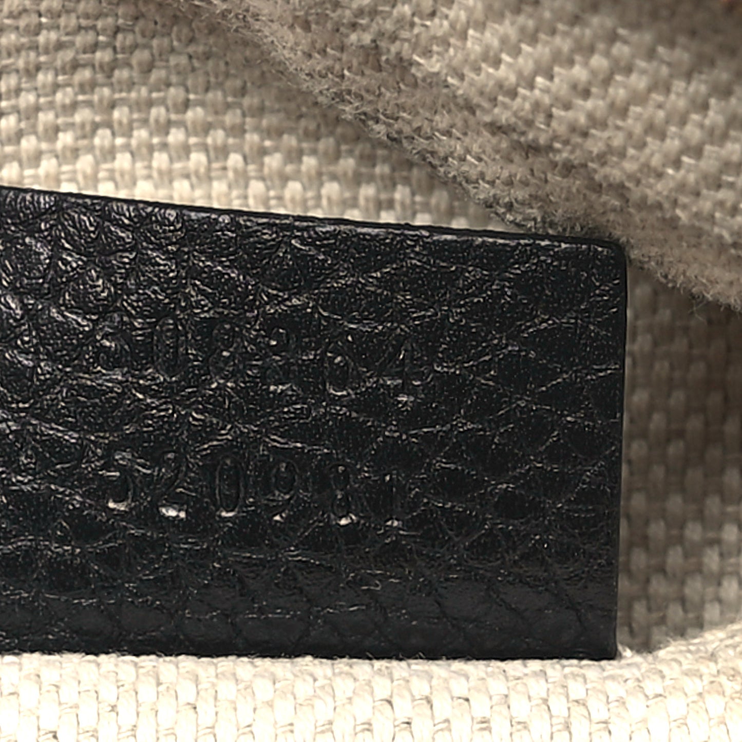 Pebbled Calfskin Small Soho Disco Bag Black