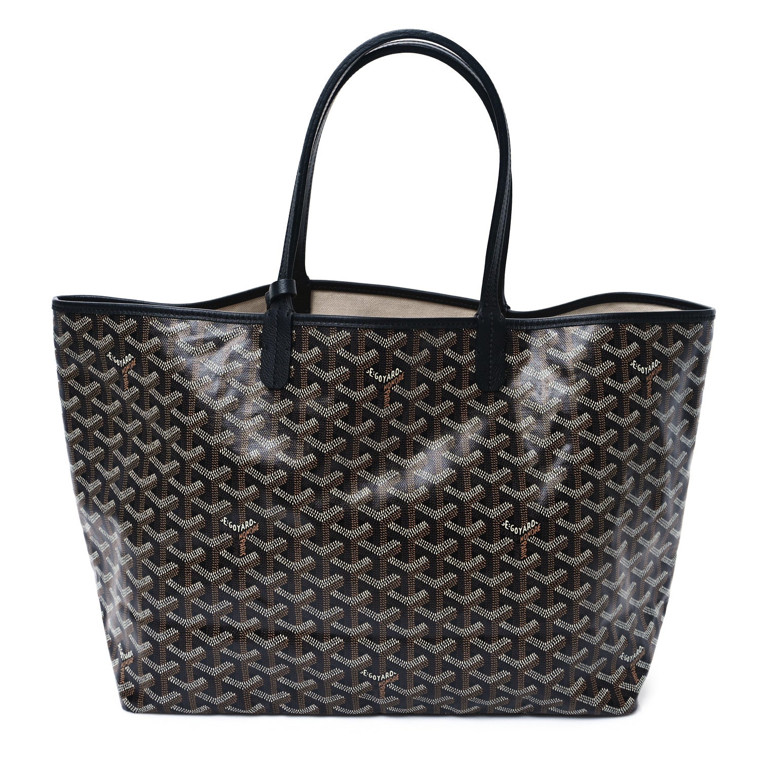 Goyard Goyardine Saint Louis PM Black 1 of 10