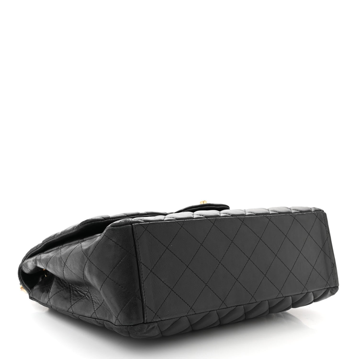 Chanel Lambskin Quilted Maxi Single Flap Black 4 of 12