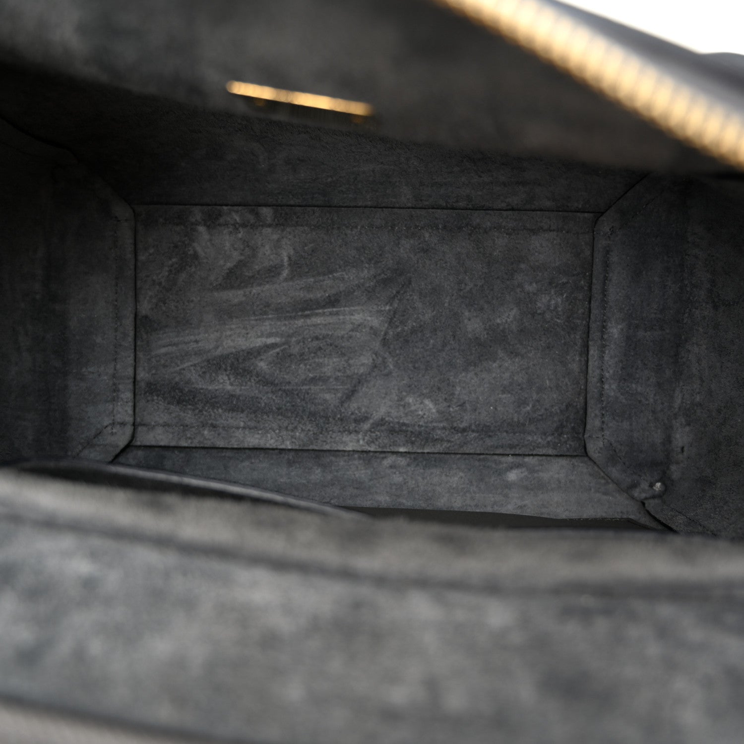 Celine Grained Calfskin Micro Belt Bag Grey 5 of 11