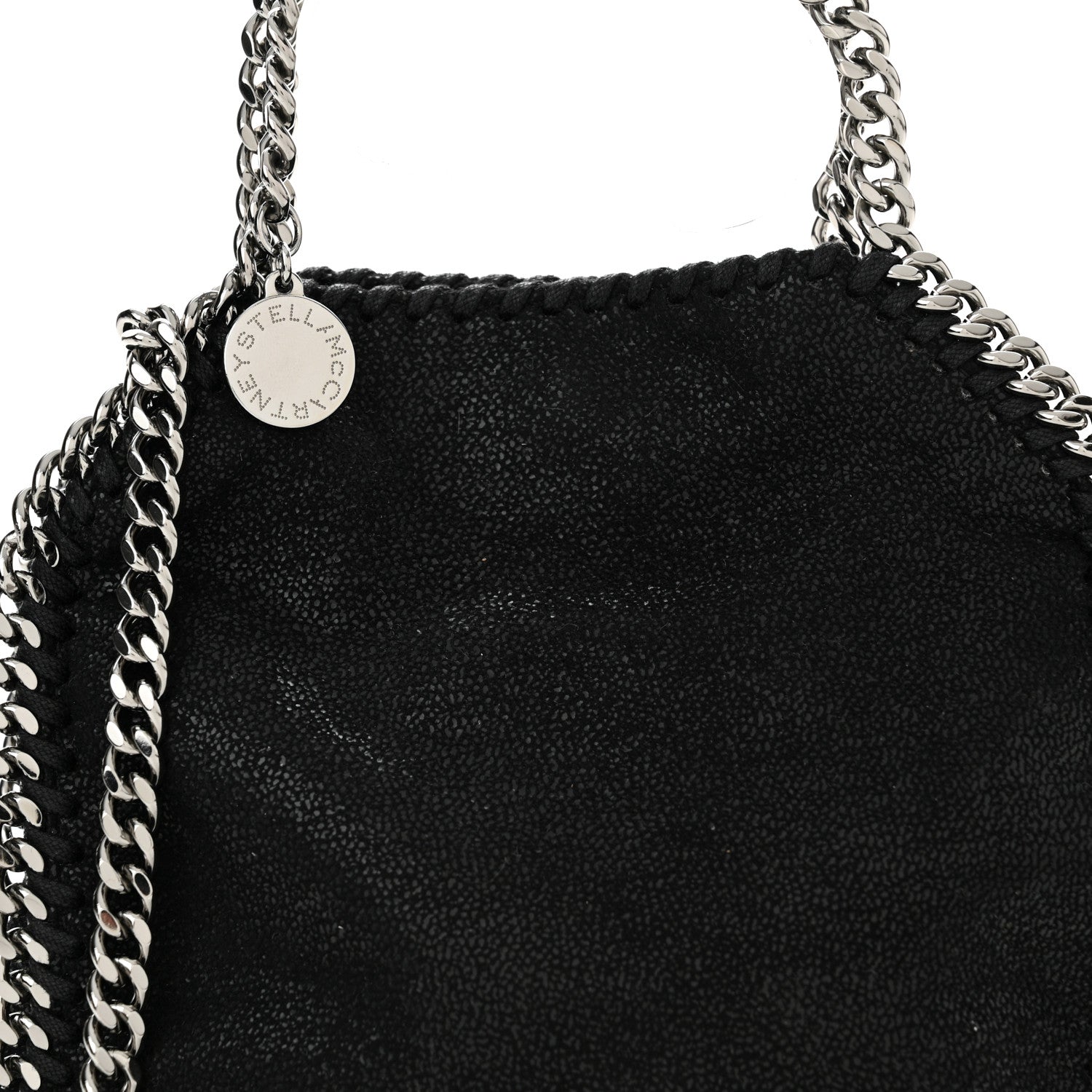 Stella McCartney Shaggy Deer Tiny Falabella Tote Black 8 of 10