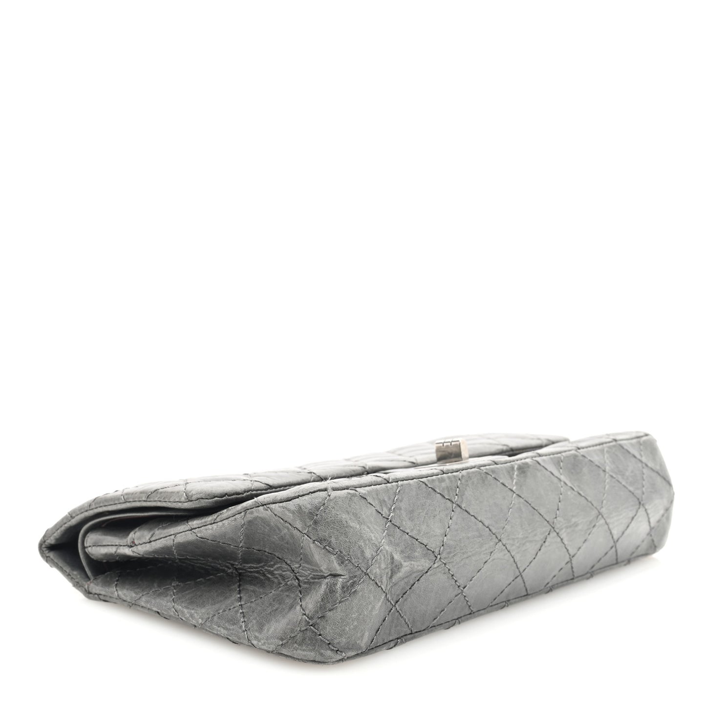 Aged Calfskin Quilted 50th Anniversary 2.55 Reissue 225 Flap Grey