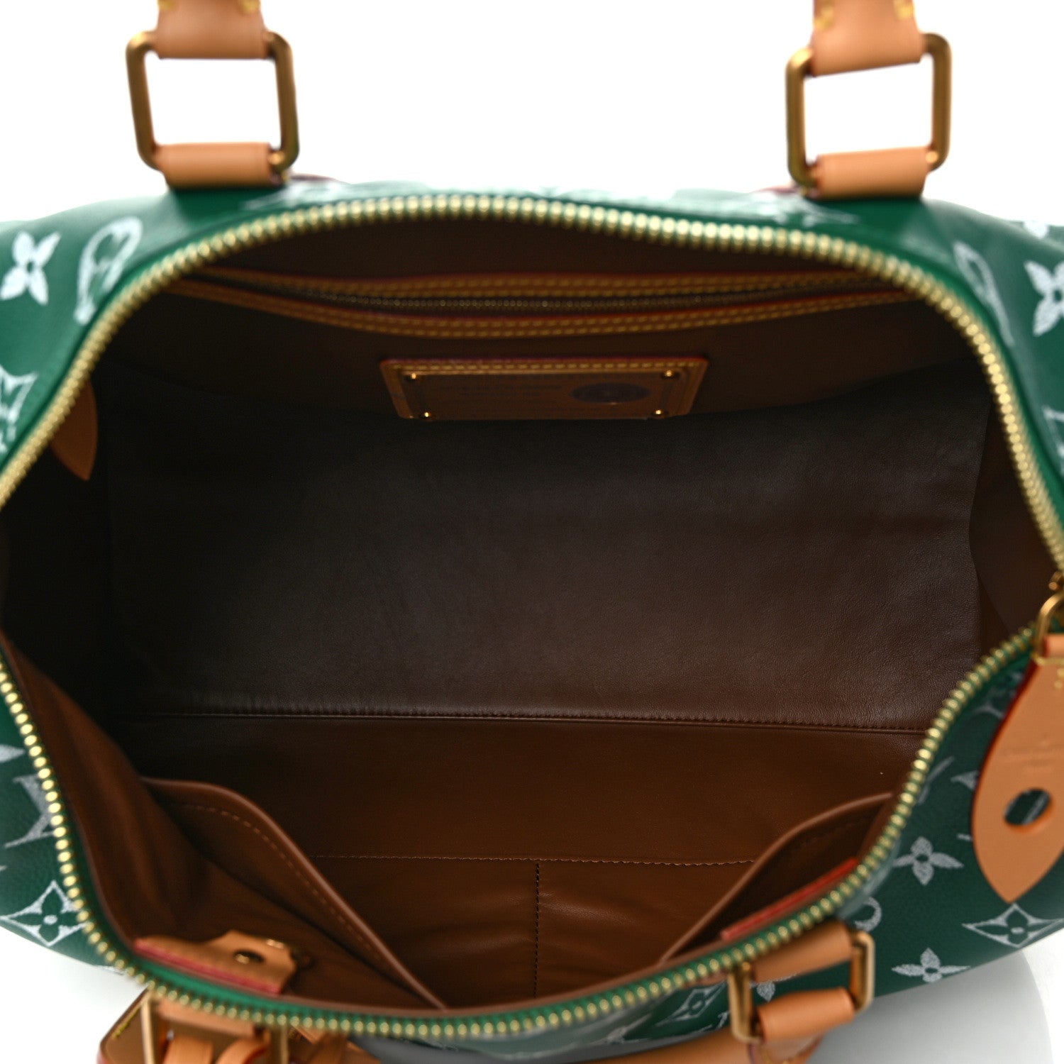 Louis Vuitton Calfskin Monogram Speedy P9 Bandouliere 40 Green 6 of 11