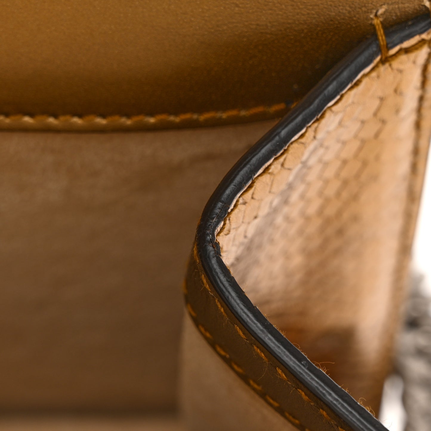 Snakeskin Mini Dionysus Shoulder Bag Gold