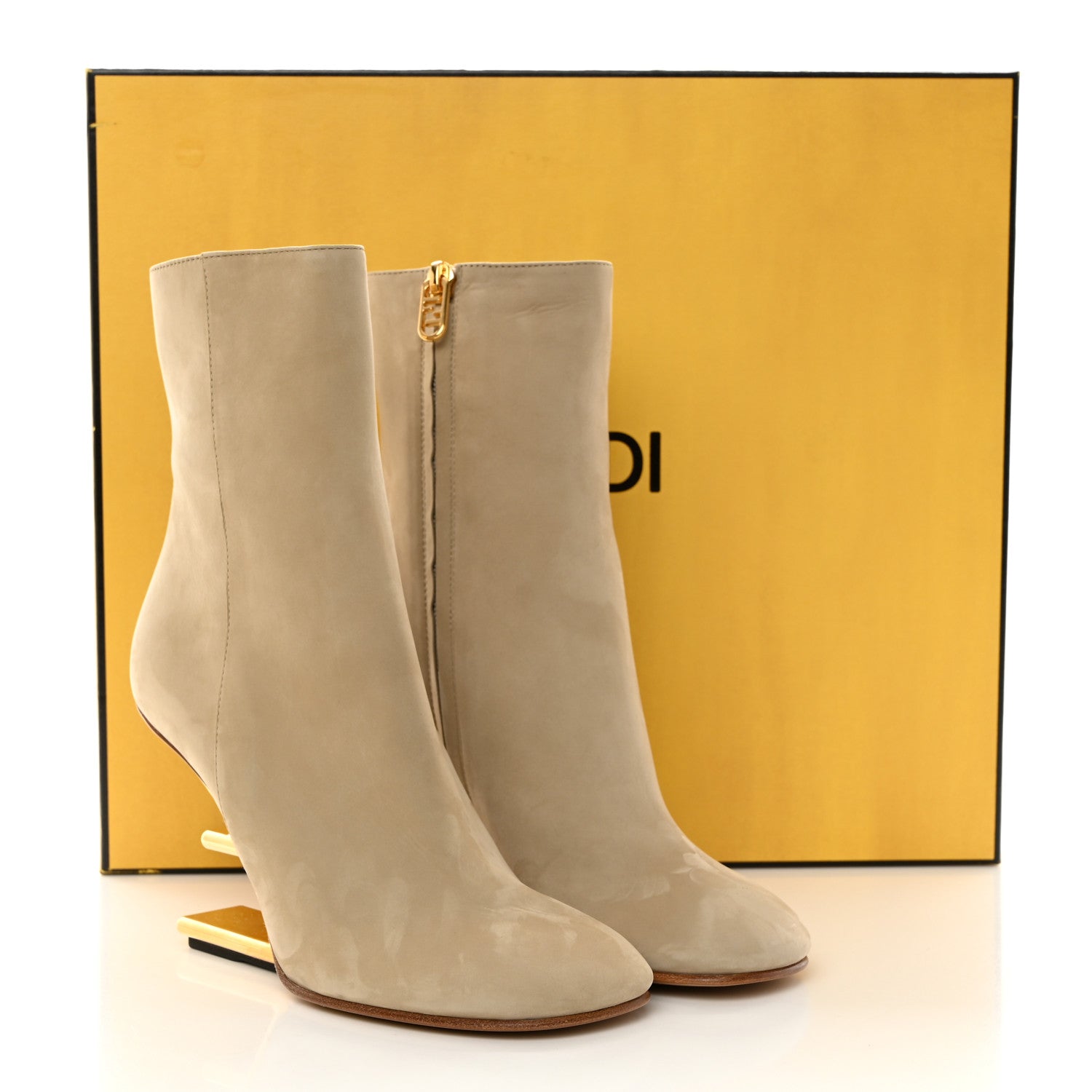 Fendi Nubuck Fendi First 95mm Ankle Boots 36 Roger 9 of 9