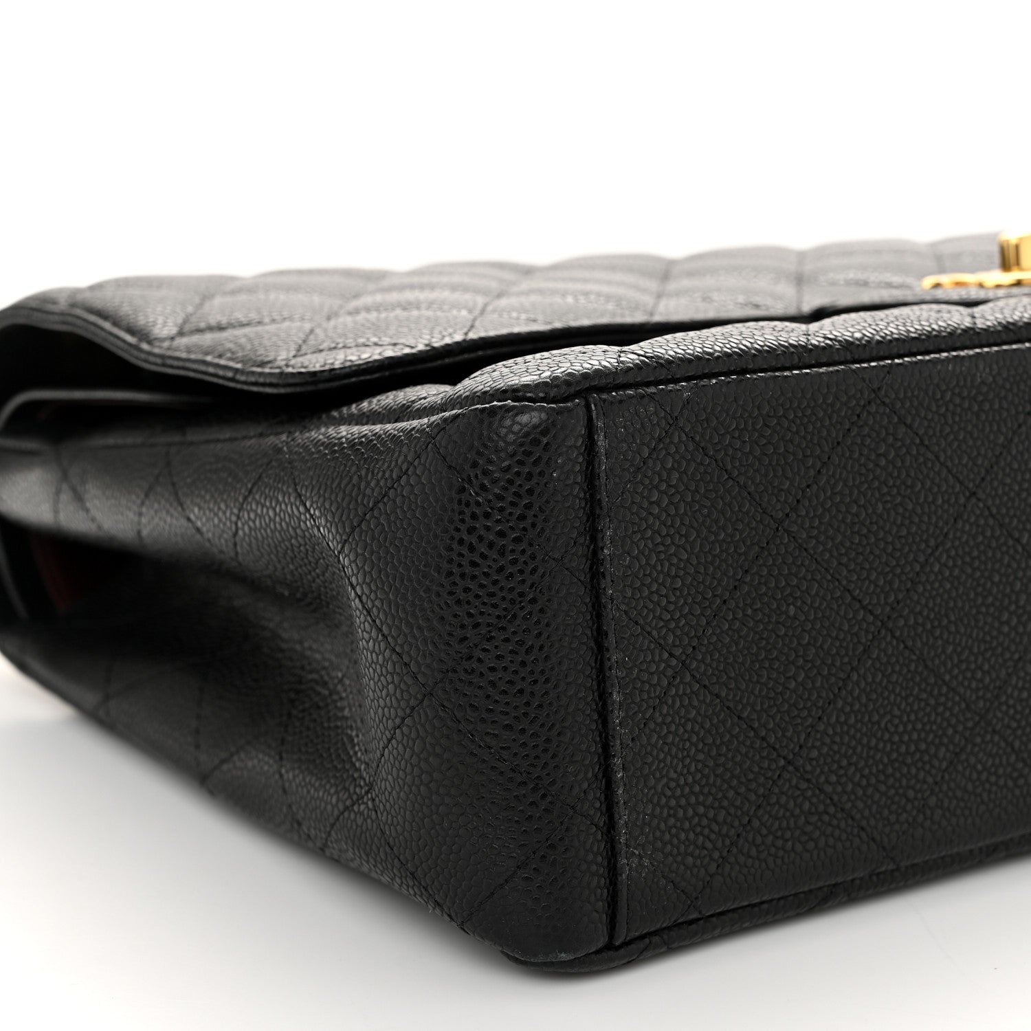 Chanel Caviar Quilted Maxi Double Flap Black 9 of 10