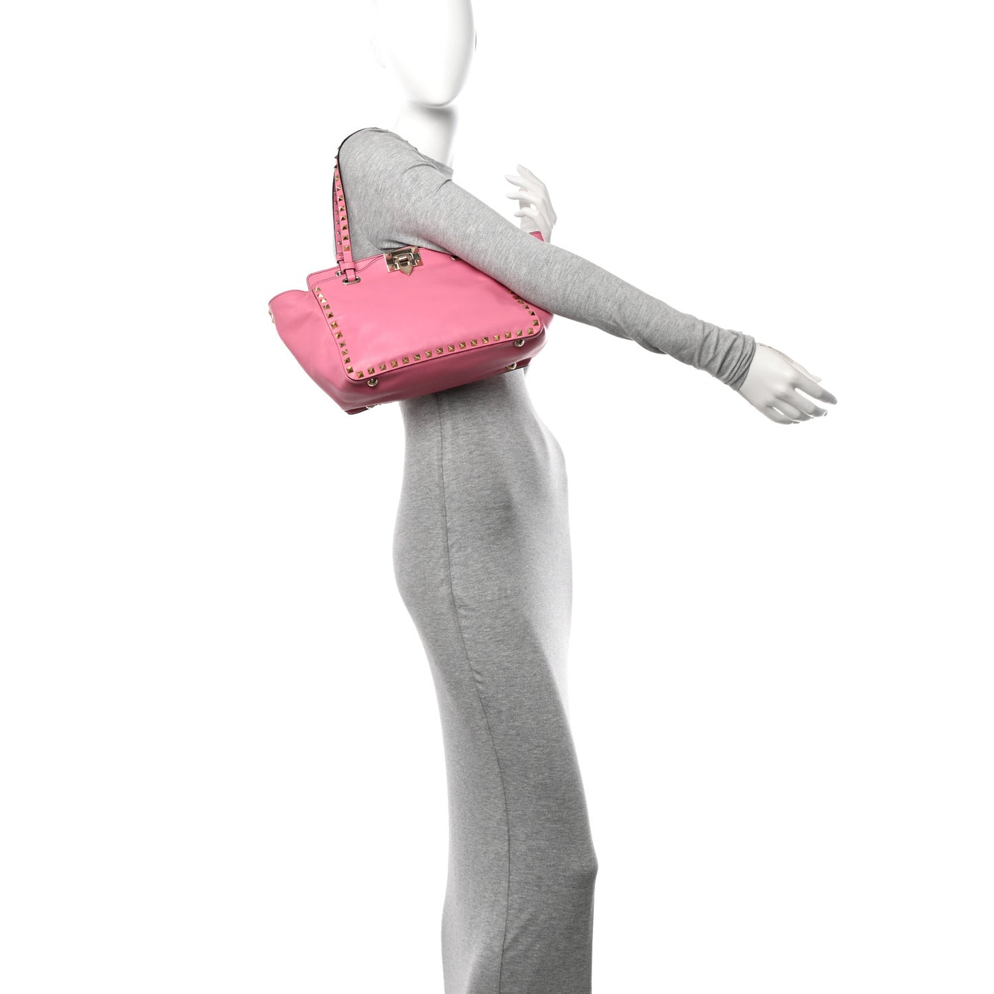 Vitello Small Rockstud Tote Ninphea