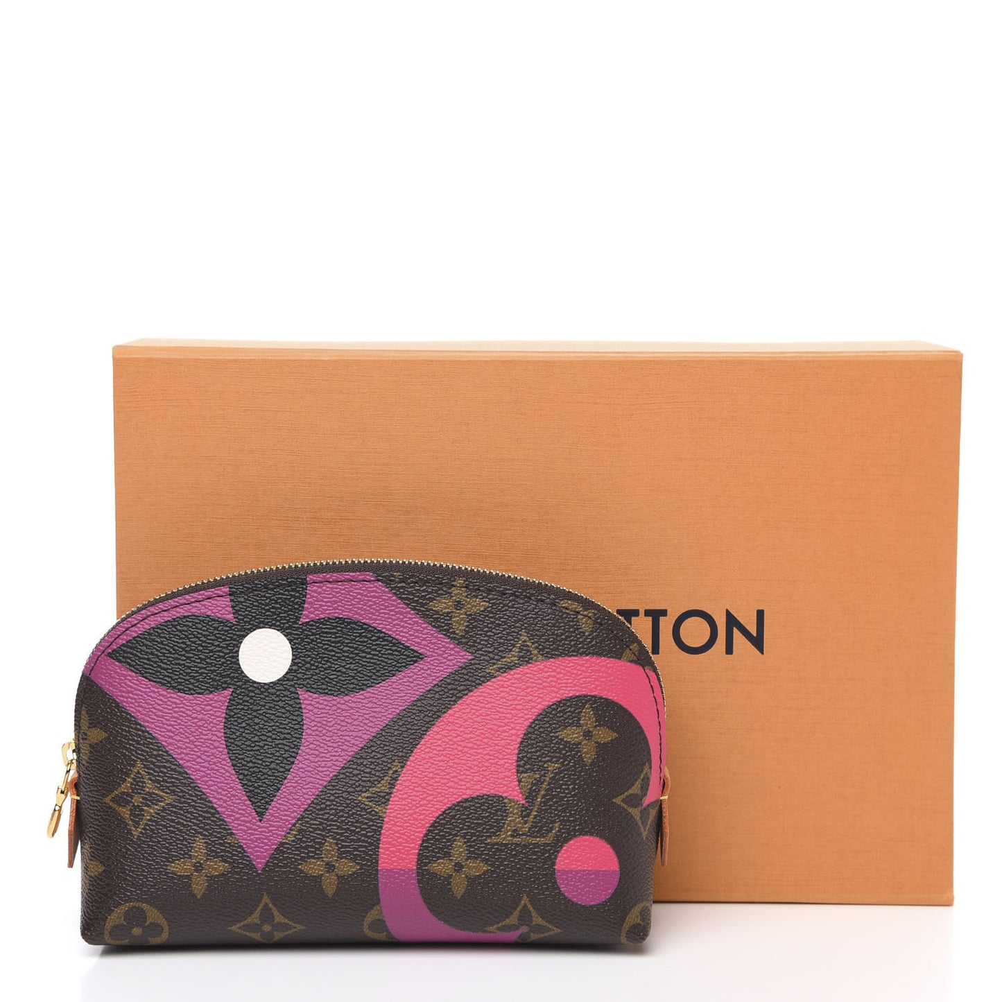 Monogram Game On Cosmetic Pouch