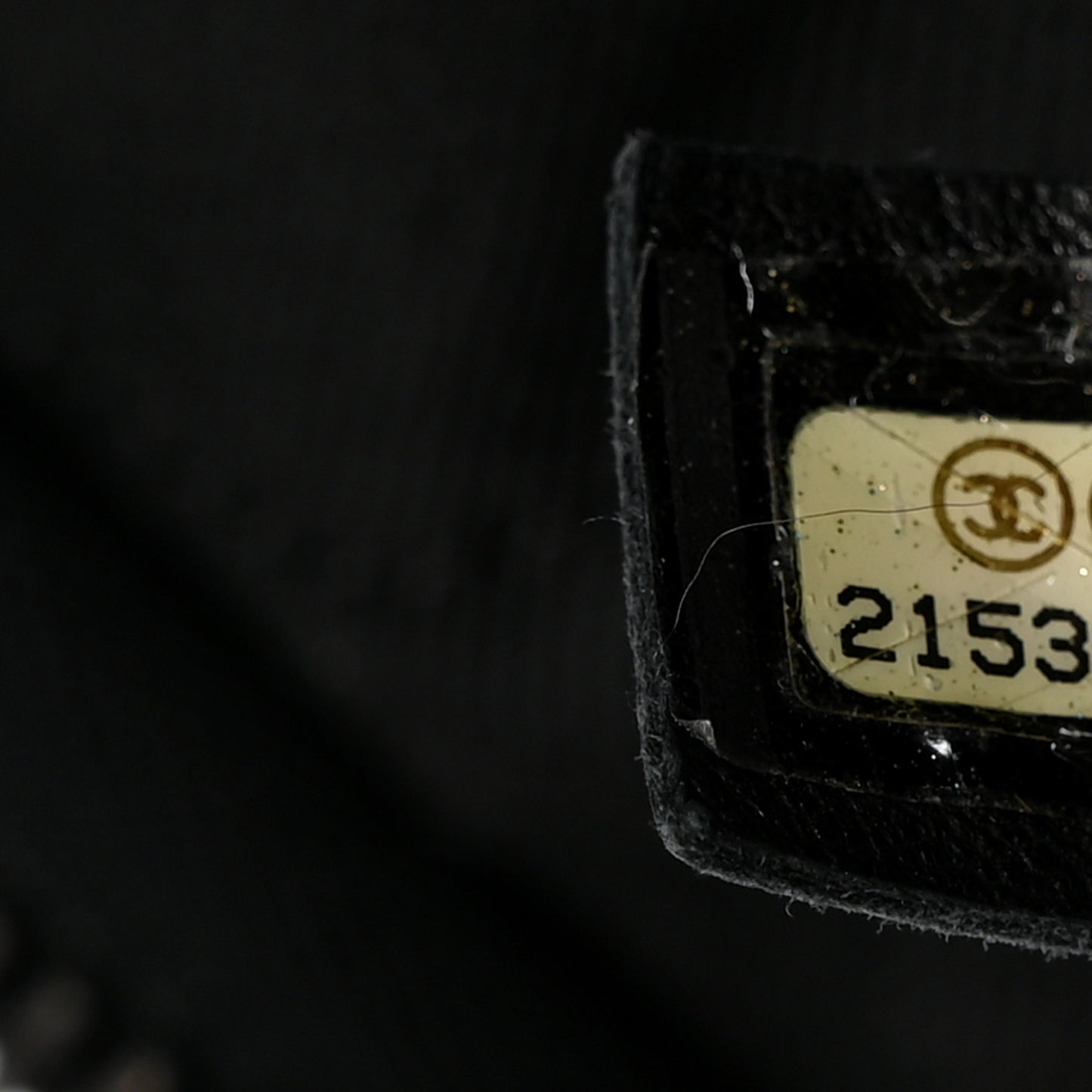 Washed Toile Calfskin Quilted Trolley Black