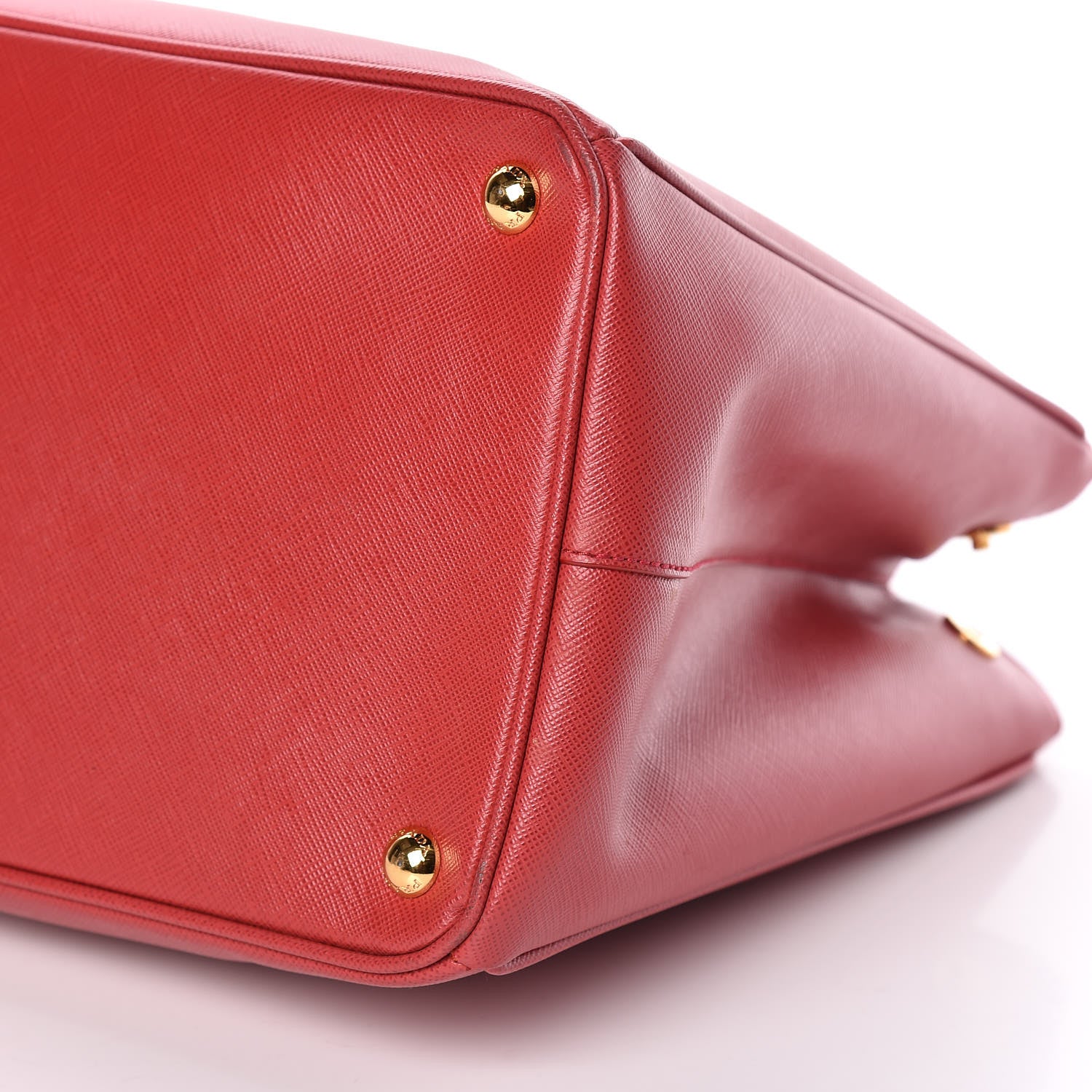 Prada Saffiano Lux Large Tote Fuoco 6 of 11