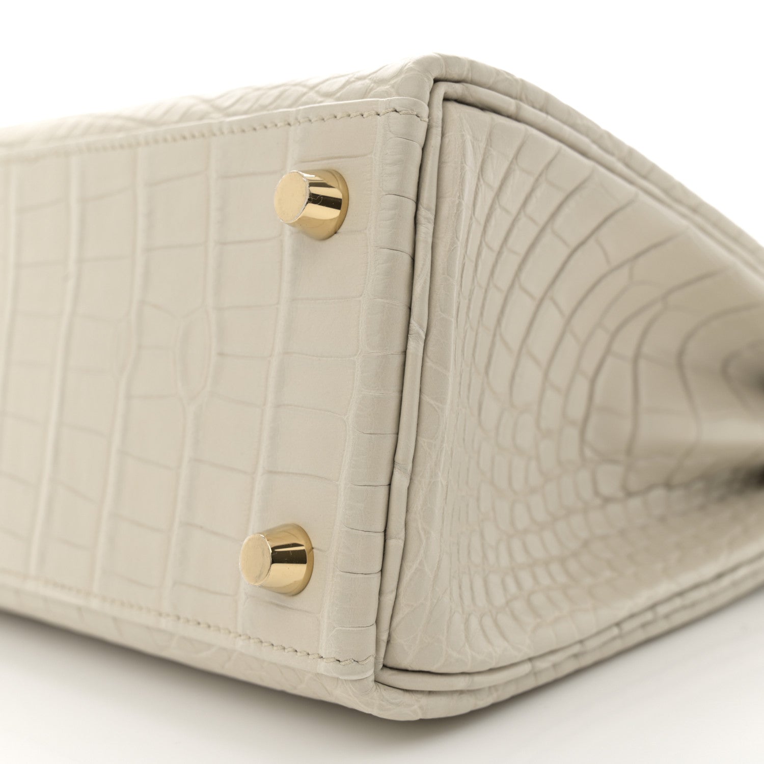 Hermes Matte Alligator Kelly Retourne 25 Beton 10 of 11