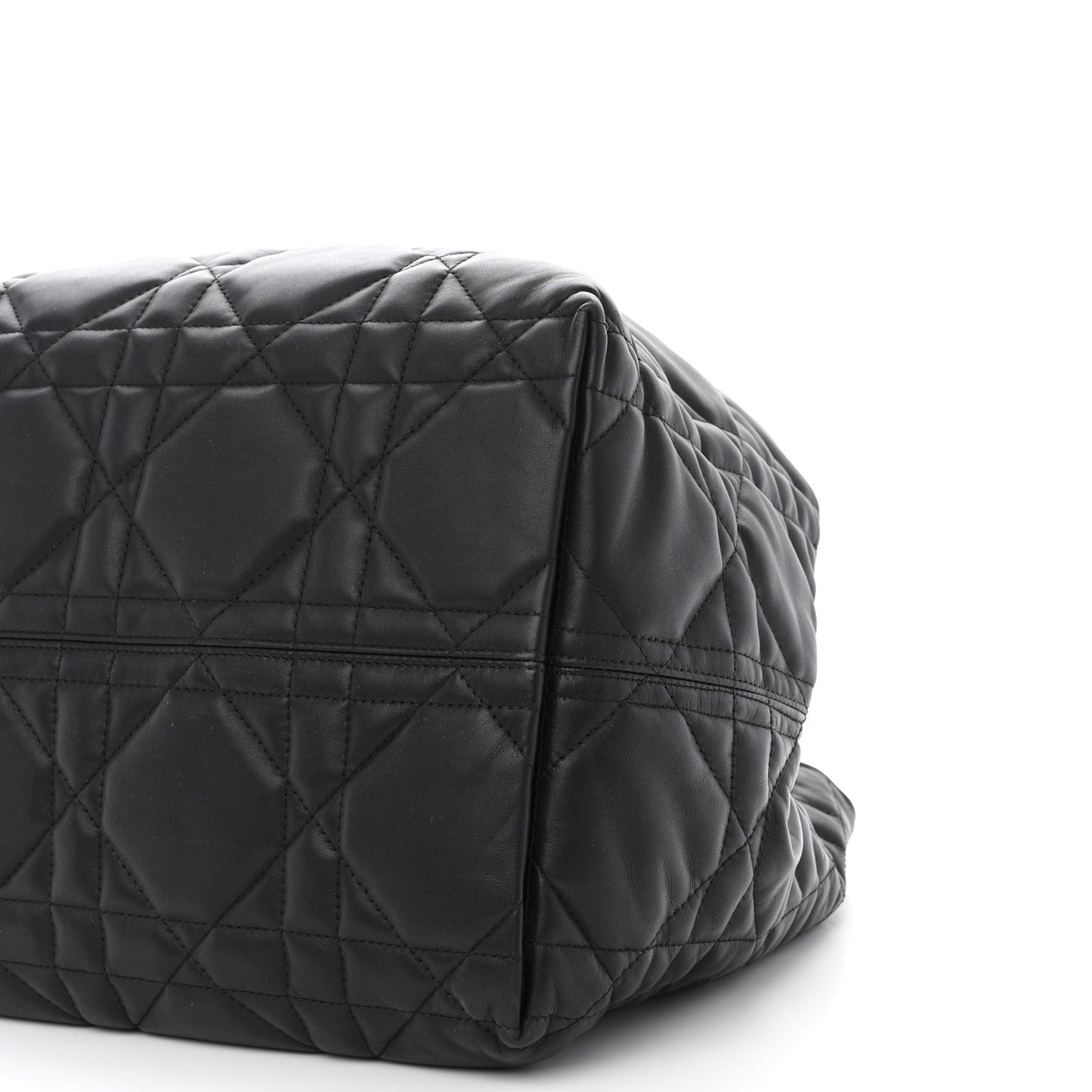 Calfskin Macrocannage Large Toujours Black