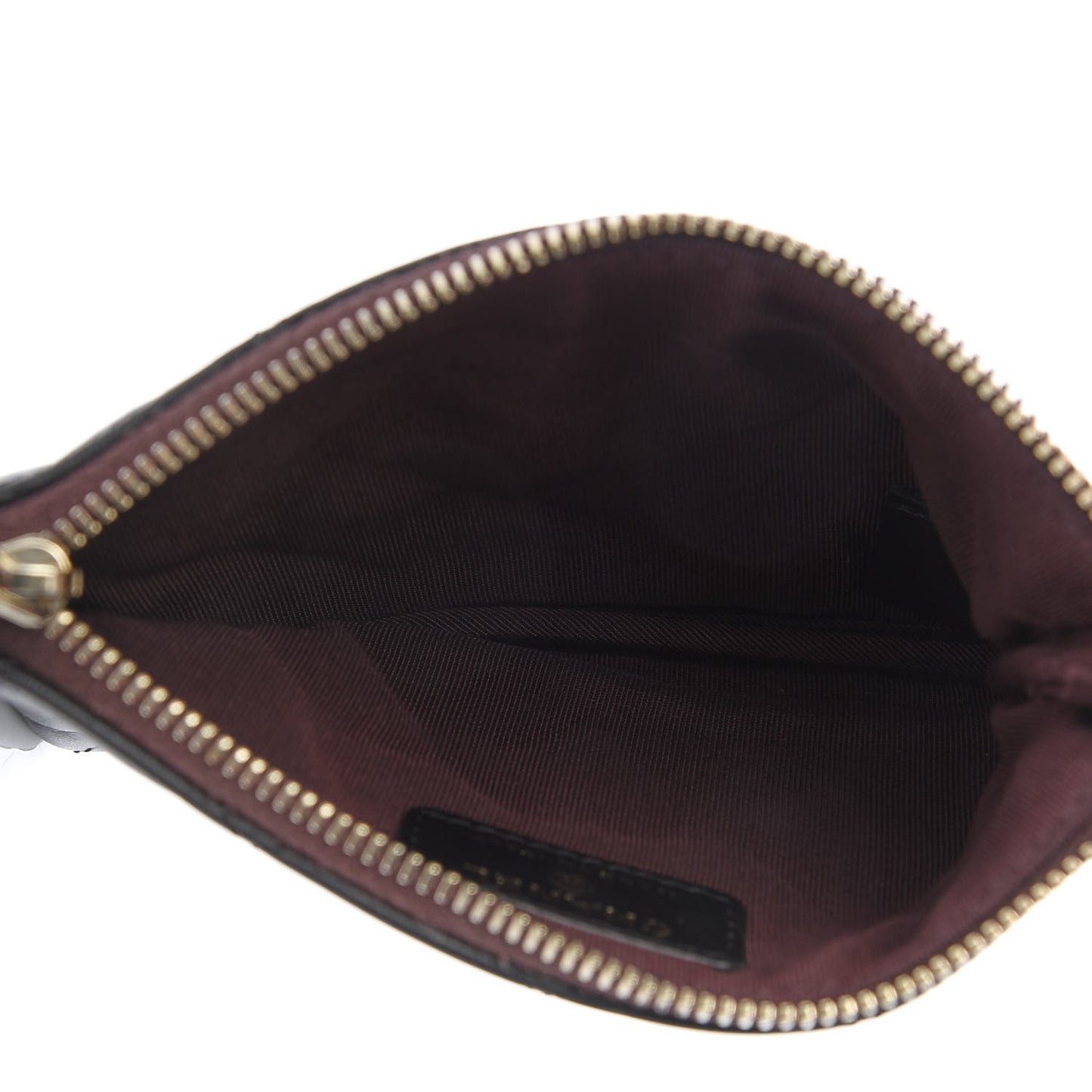 Aged Calfskin Quilted Reissue Cosmetic Case Black