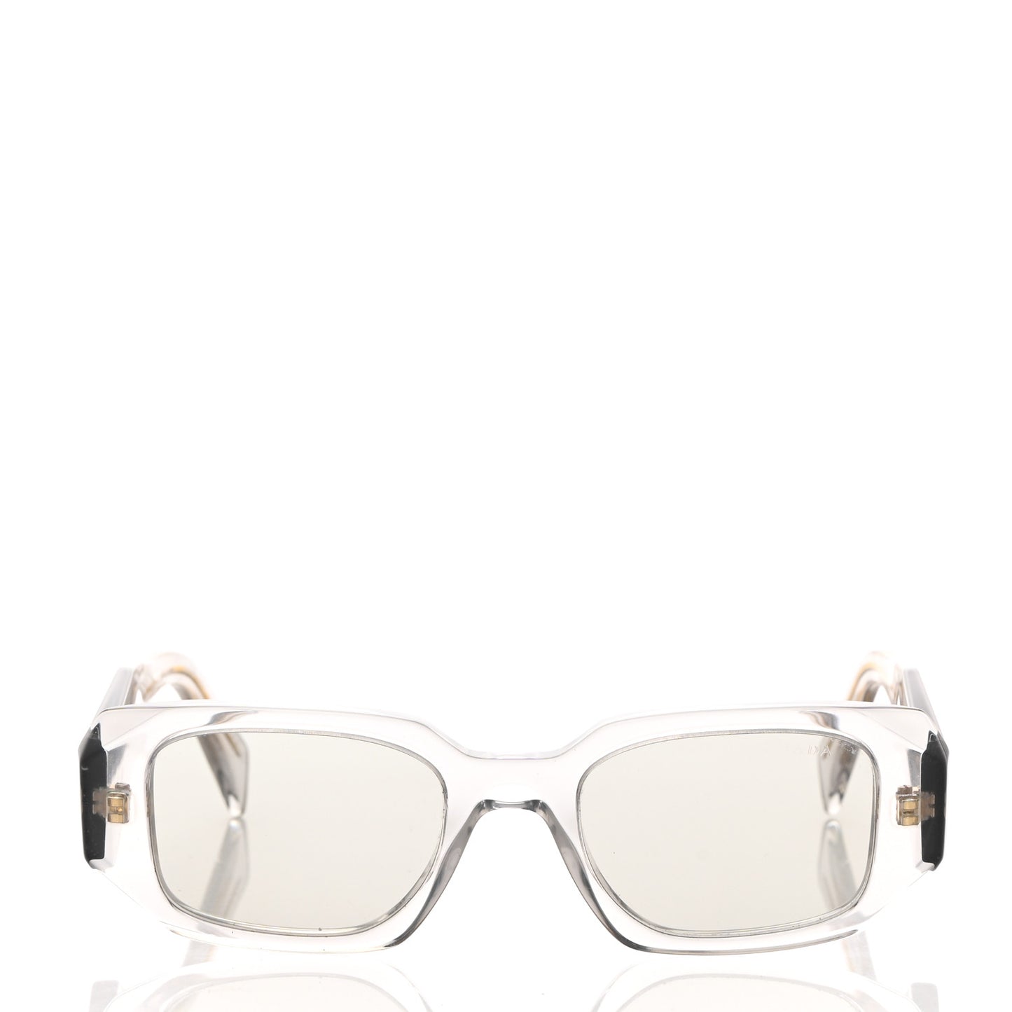 Acetate Symbole Sunglasses SPR 17W Transparent Gold
