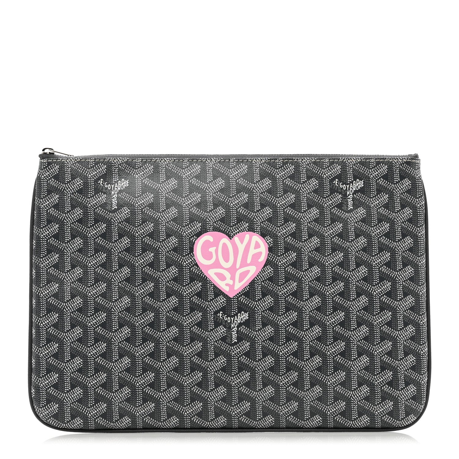 Goyard Goyardine Senat Pochette MM Grey 1 of 7