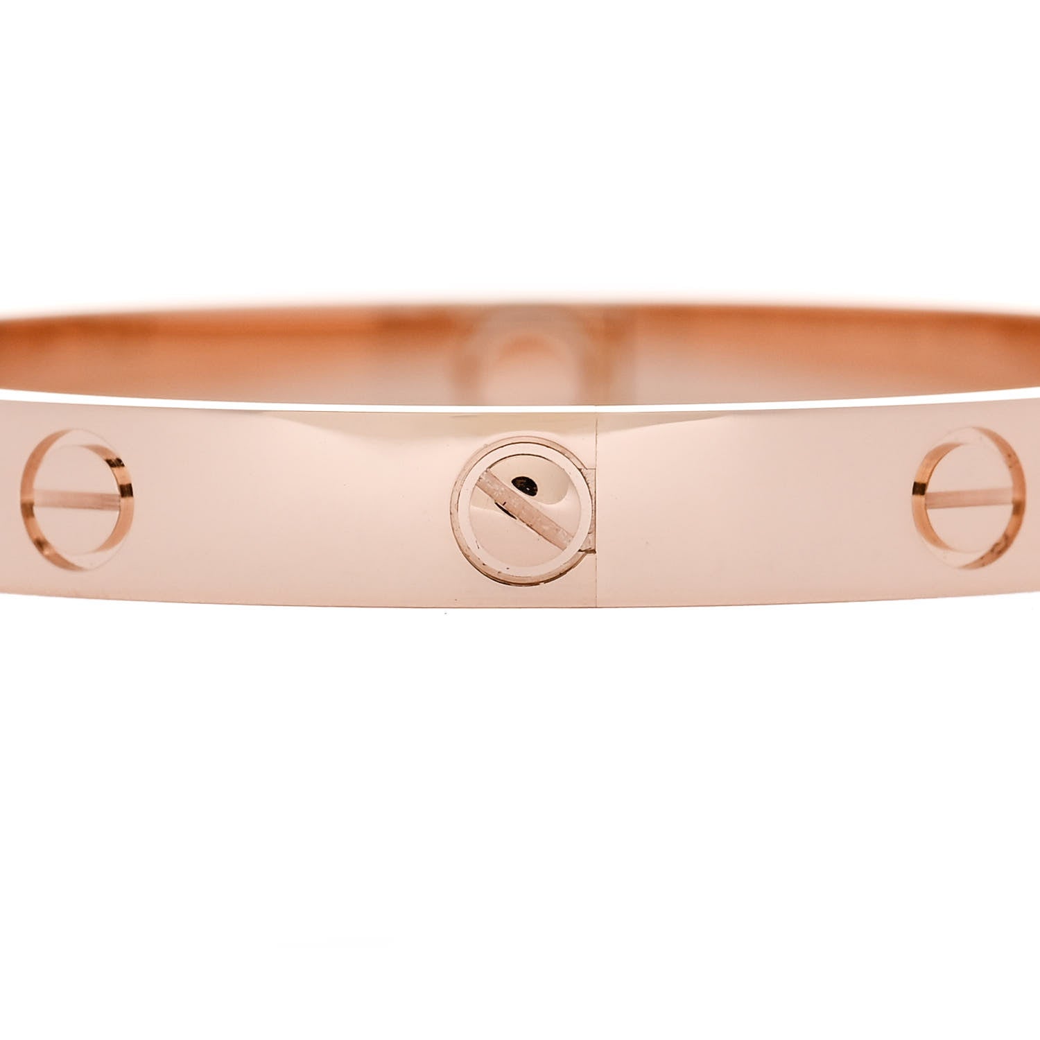 Cartier 18K Pink Gold LOVE Bracelet 17 5 of 8