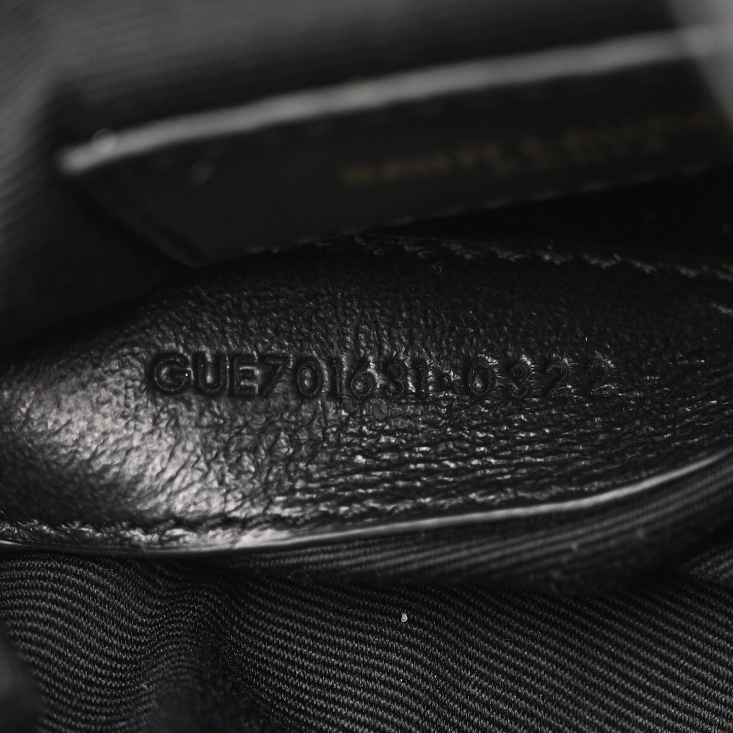 Lambskin Matelasse Monogram Joe Nano Bucket Bag Black
