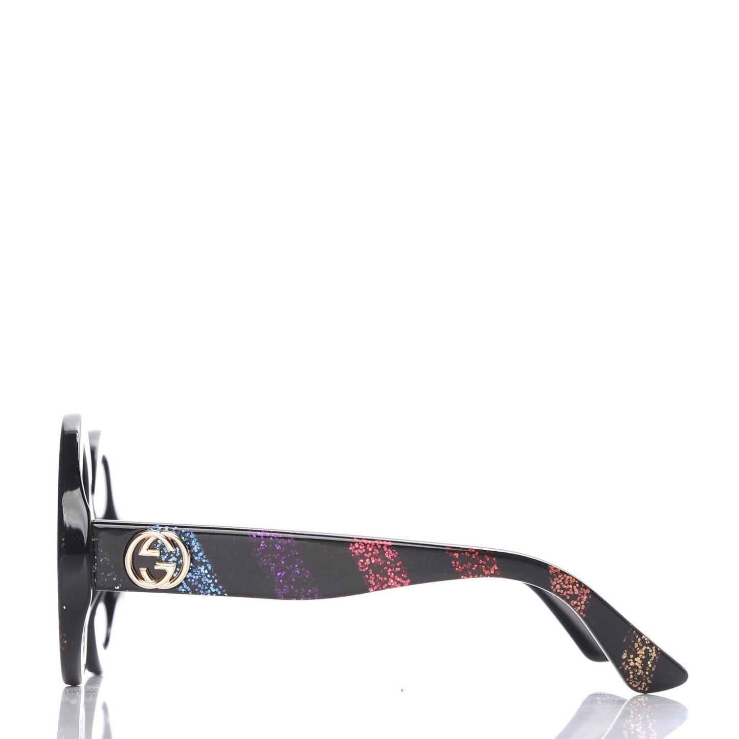 Acetate Round Glitter GG0319S Sunglasses Rainbow