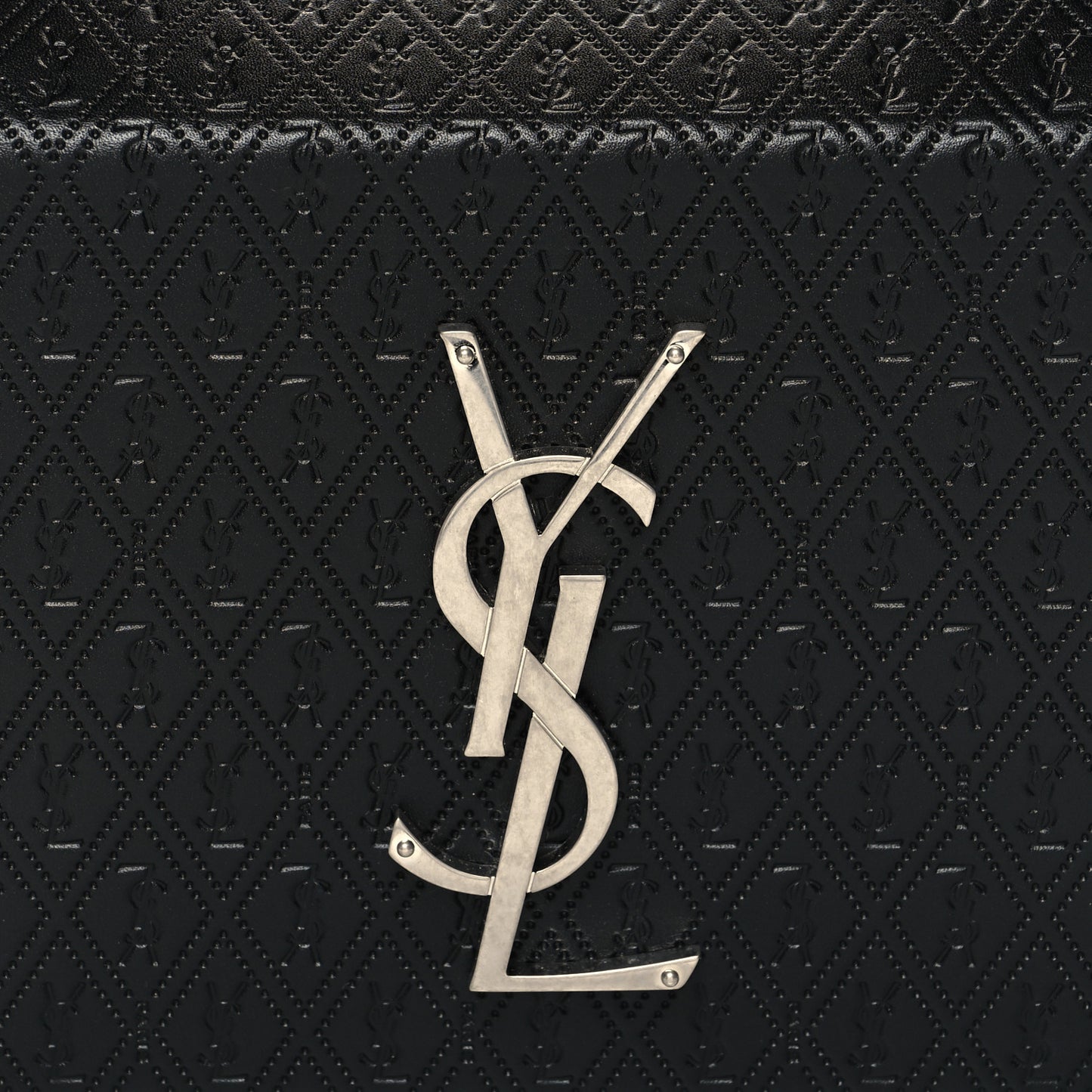 Calfskin Monogram Take Away Box Black