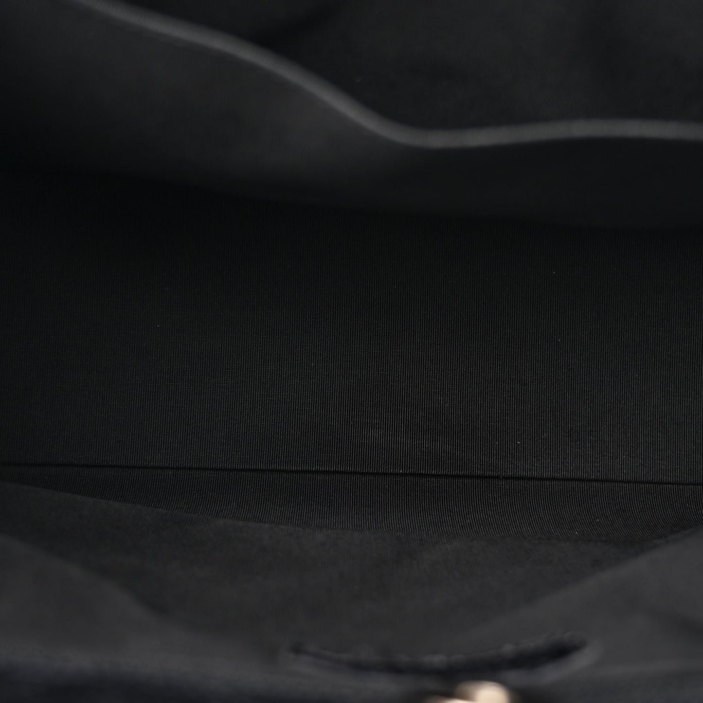 Caviar Quilted Small Shopping Tote Black