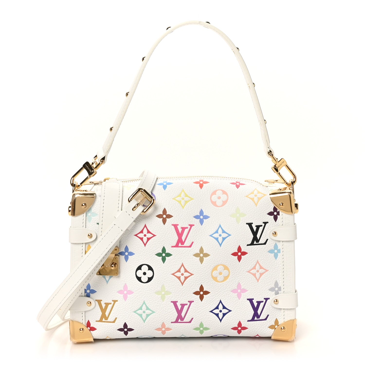 Louis Vuitton LV x TM Cowhide Monogram Multicolor Side Trunk MM