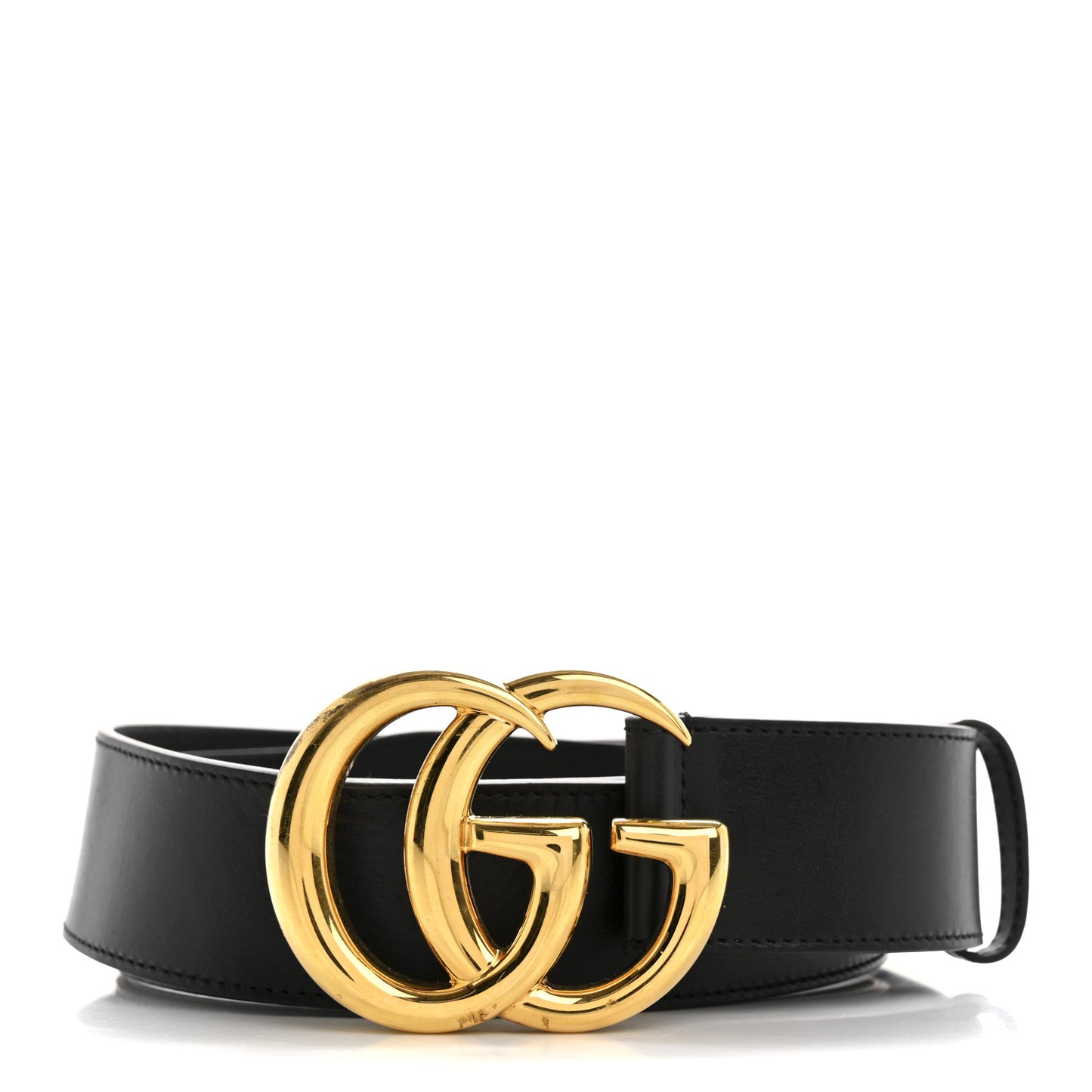 Textured Calfskin Double G 40mm Belt 100 40 Black