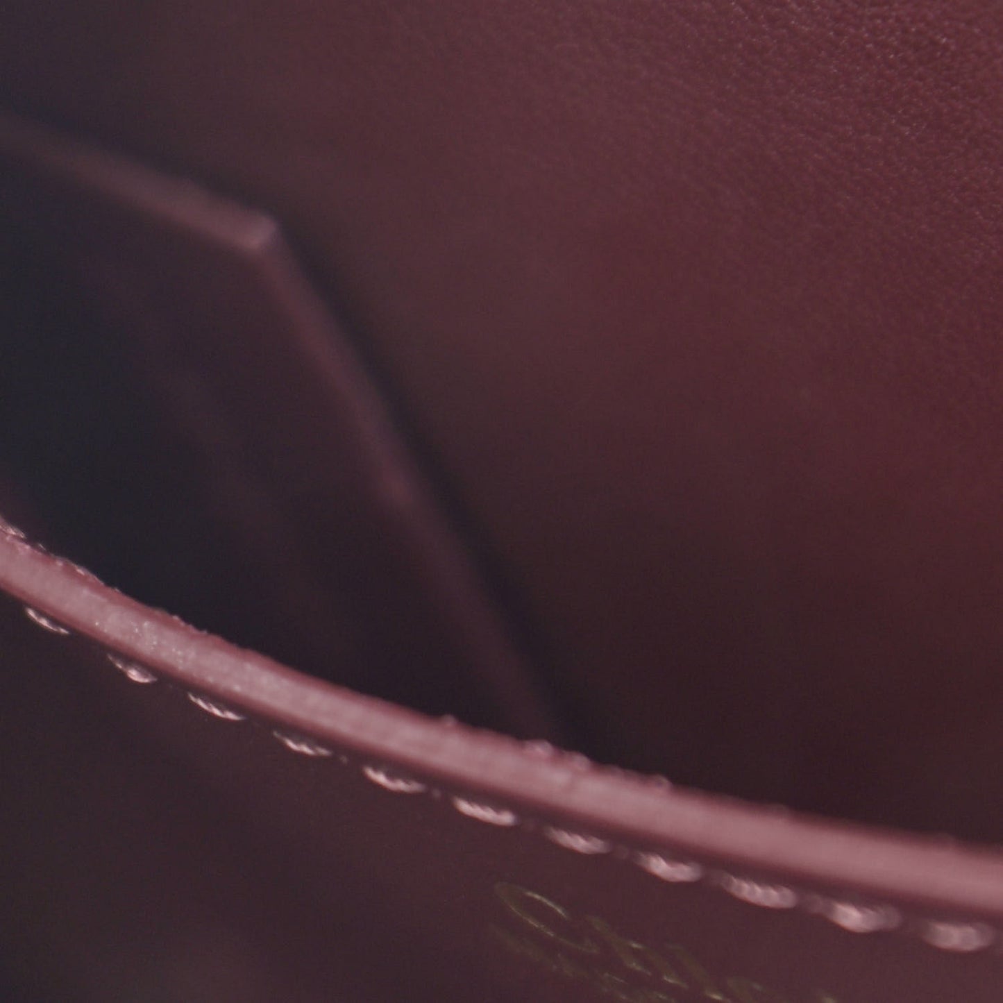 Calfskin Kattie Shoulder Bag Burgundy