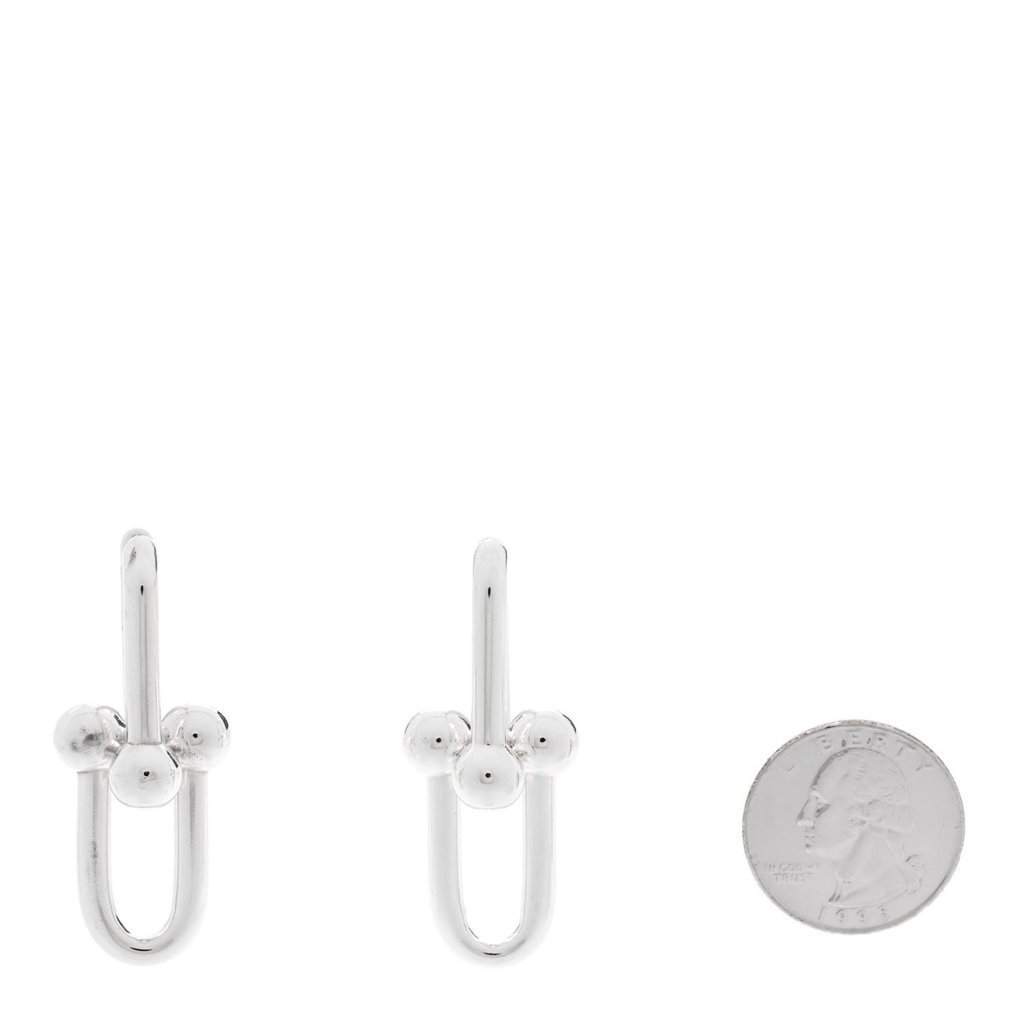 Sterling Silver Extra Large HardWear Link Earrings