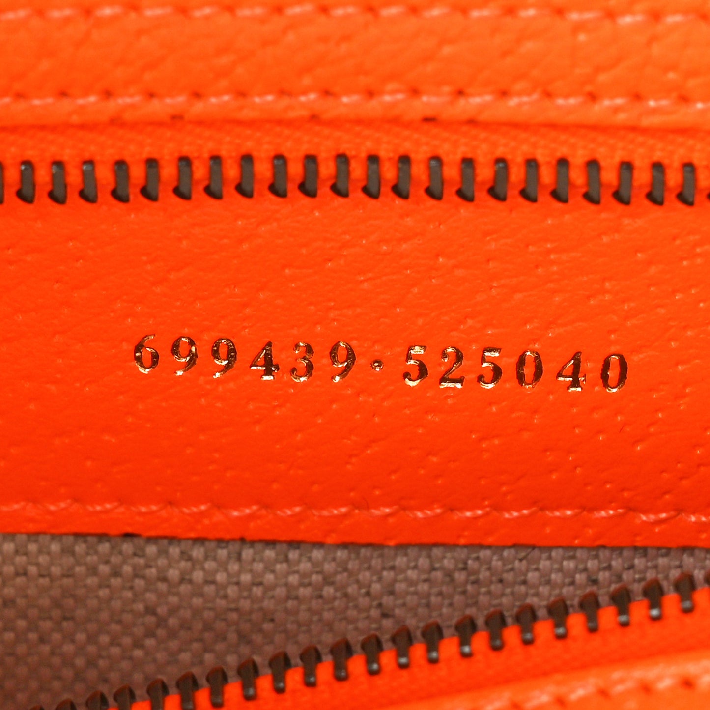 GG Supreme Monogram Textured Dollar Calfskin Web Ophidia Wristlet Shoulder Bag Beige Ebony Orange