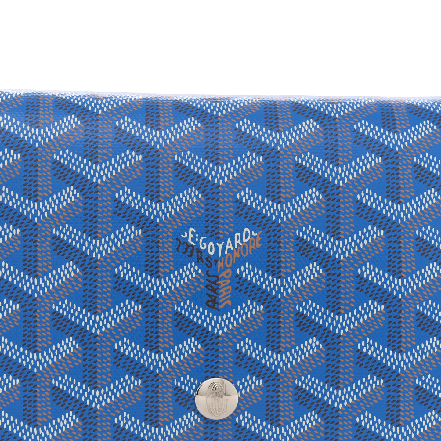Goyardine Plumet Wallet Clutch Sky Blue