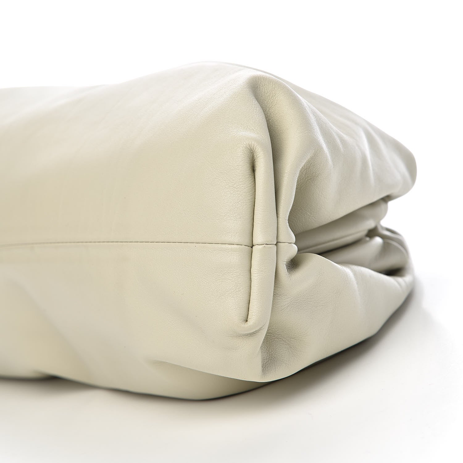 Bottega Veneta Smooth Butter Calf The Pouch Oversized Clutch Mist 8 of 8