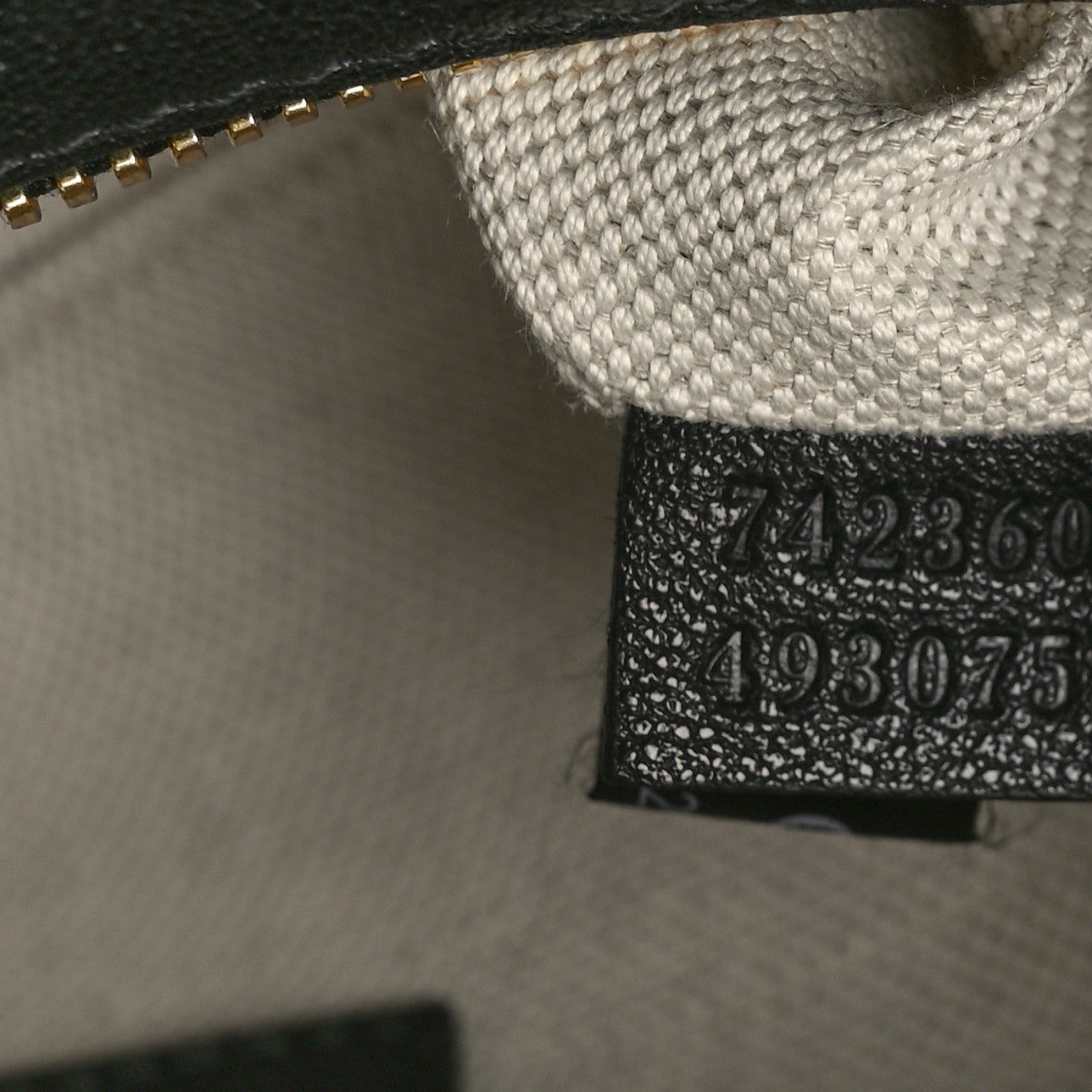 Sakai Be Green Calfskin Diagonal Stitched Small Blondie Shoulder Bag Black
