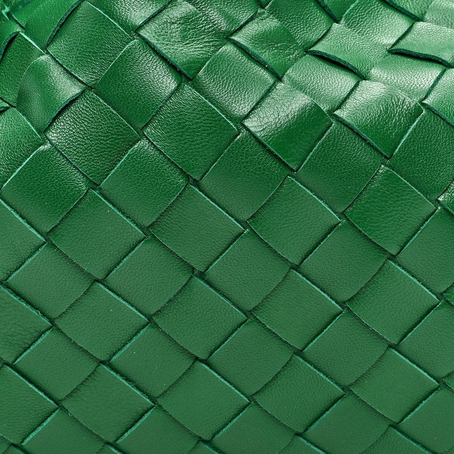 Bottega Veneta Nappa Maxi Intrecciato The Pouch Oversized Clutch Racing Green 6 of 9