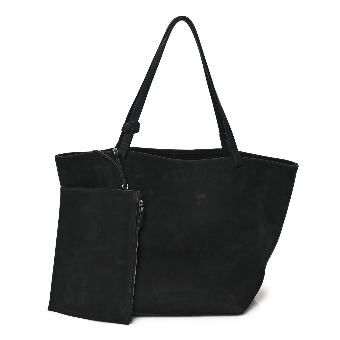 Suede Park Tote Three Black