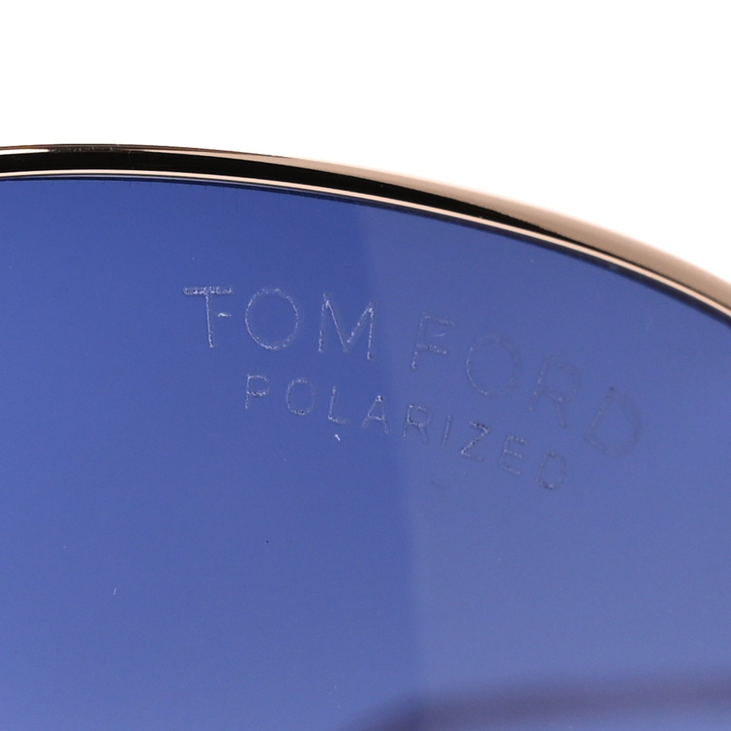 Titanium Milla Aviator Sunglasses TF784 Gold