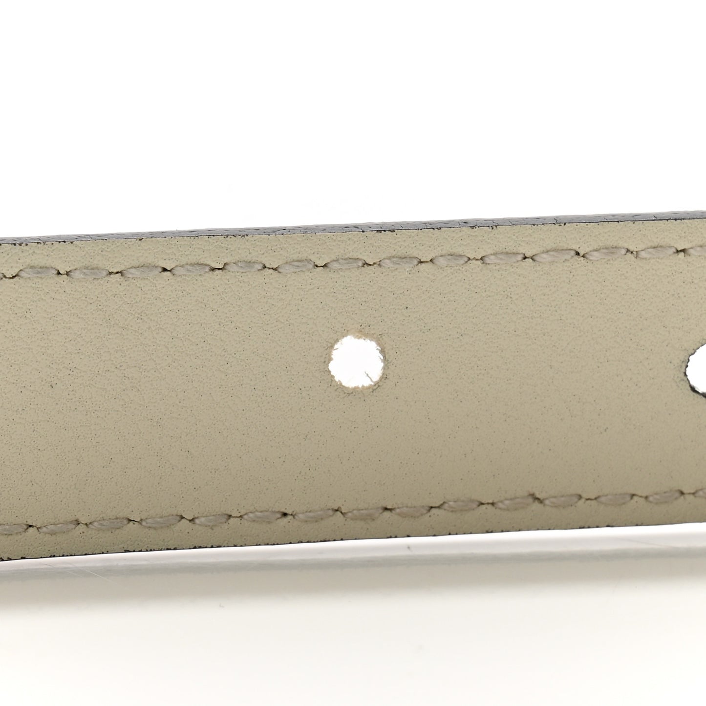 Calfskin Double G 20mm Belt 75 30 Mystic White