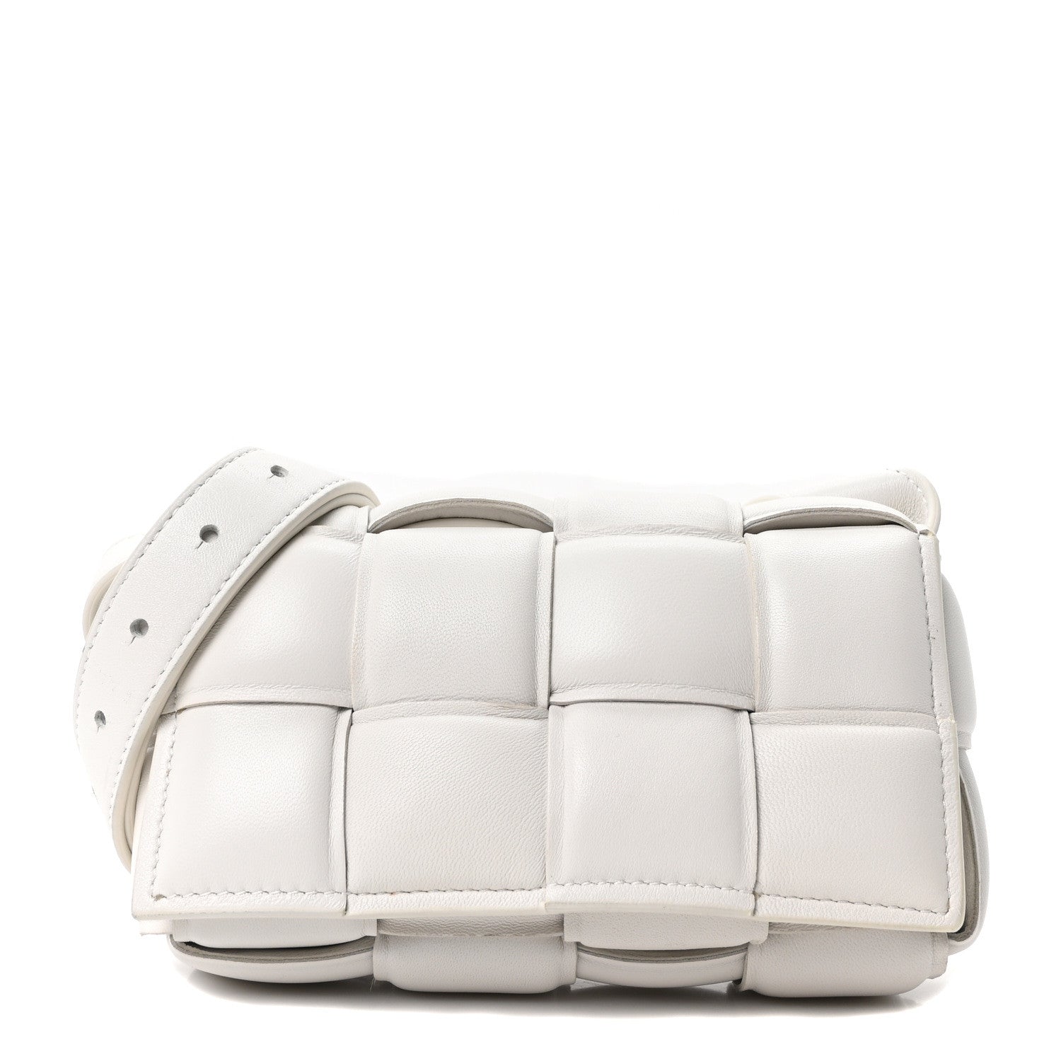 Bottega Veneta Nappa Maxi Intrecciato Padded The Belt Cassette Bag