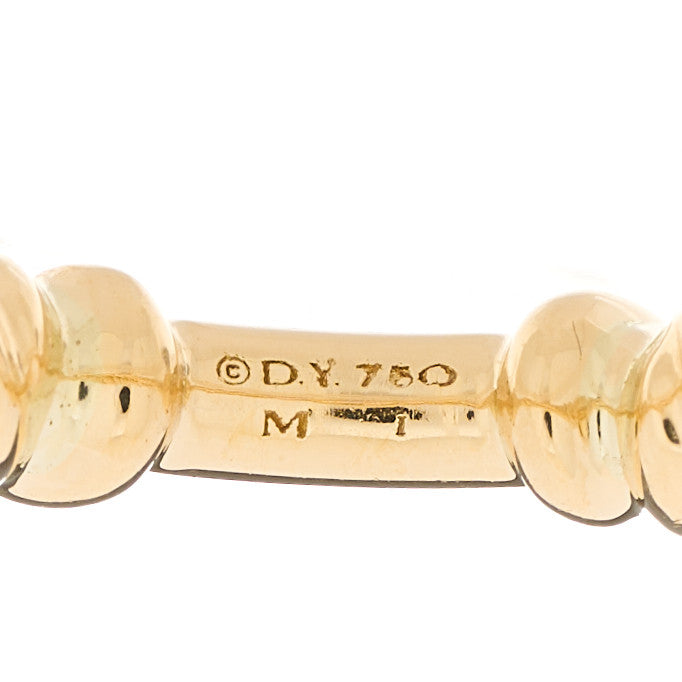 David Yurman 18K Yellow Gold Diamond Petite Helena Wrap Ring 52 6 4 of 4