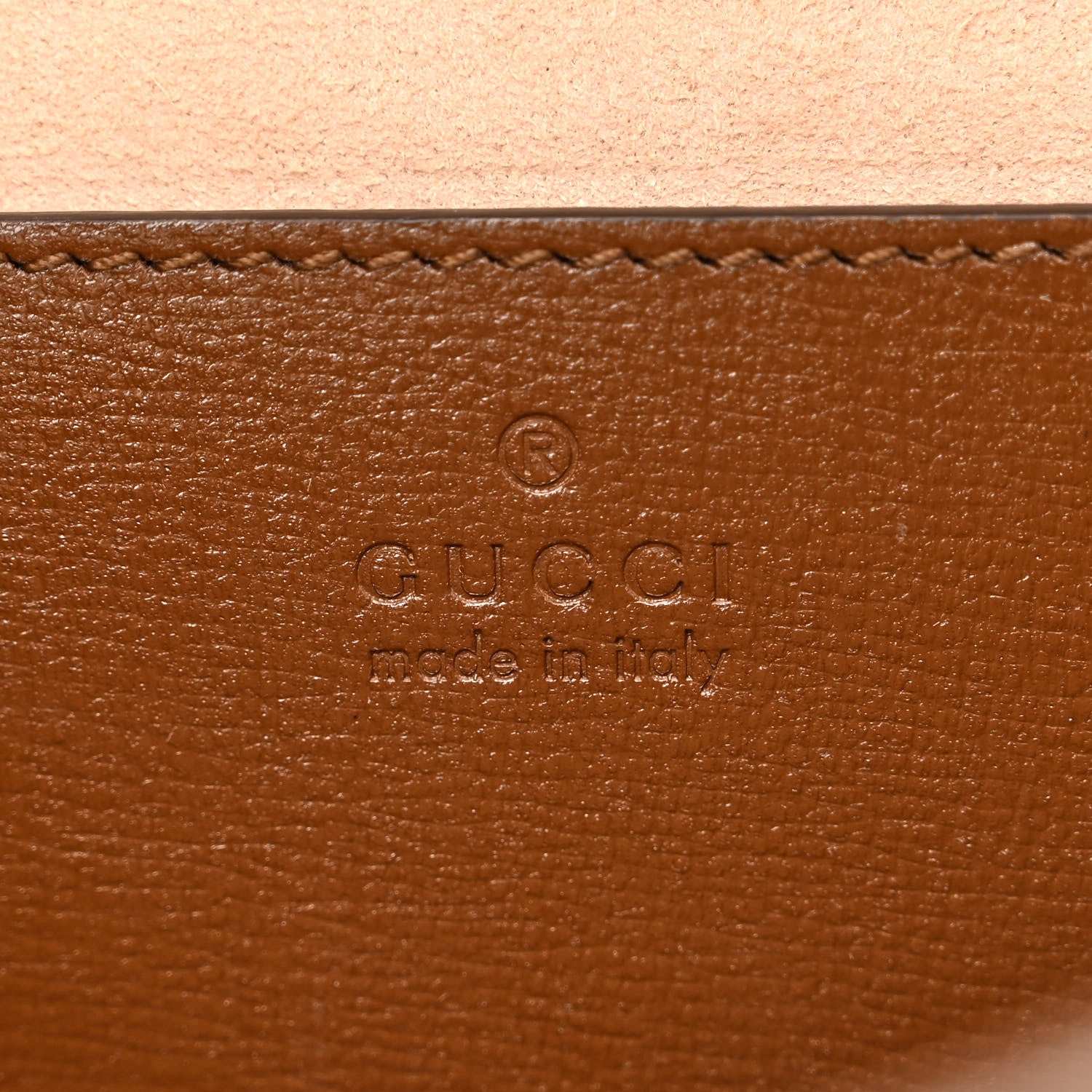 Gucci GG Supreme Monogram Azalea Calfskin Web Jackie 1961 Belt Bag 80 32 Beige Ebony Brown Sugar 6 of 12