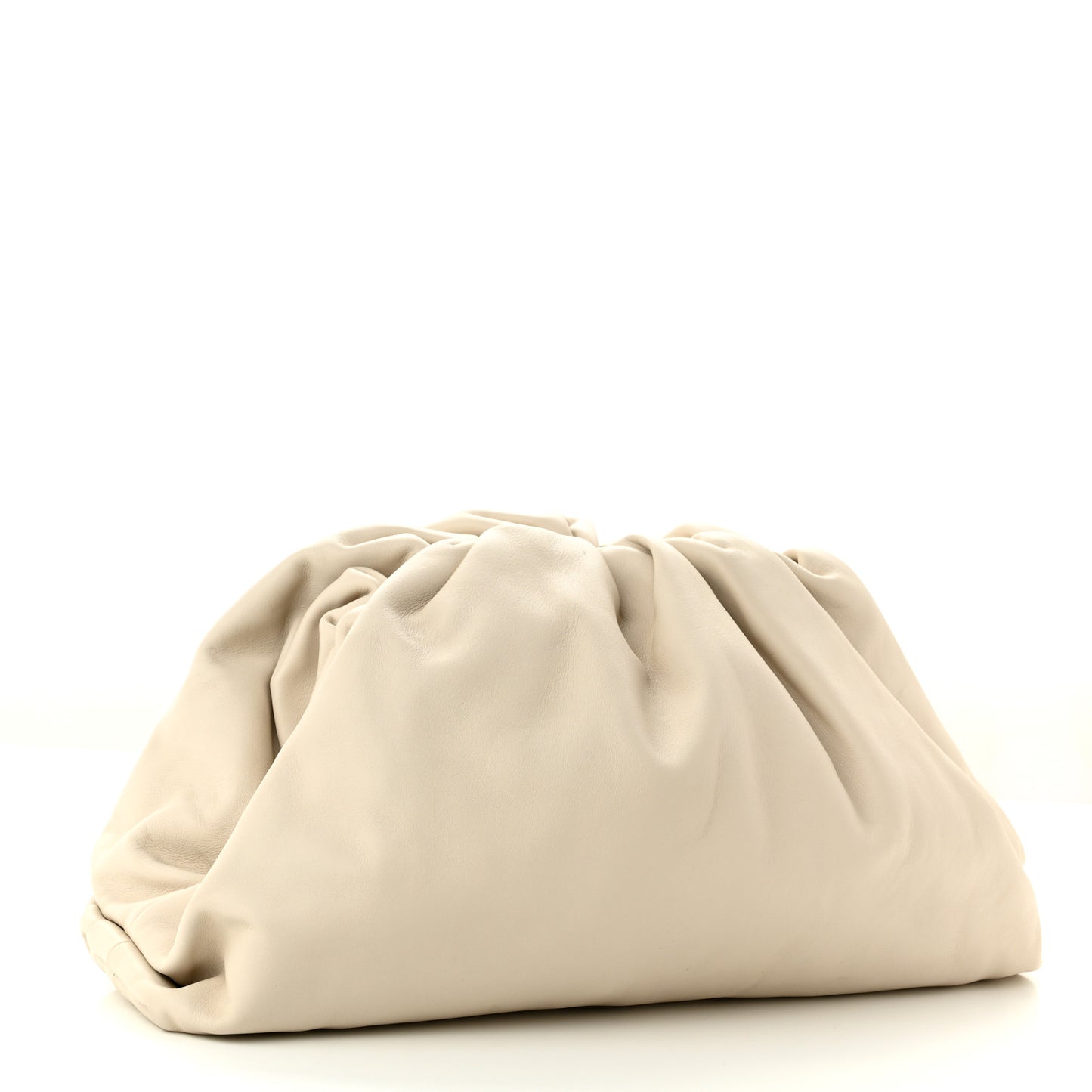 Smooth Butter Calf The Pouch Oversized Clutch Plaster